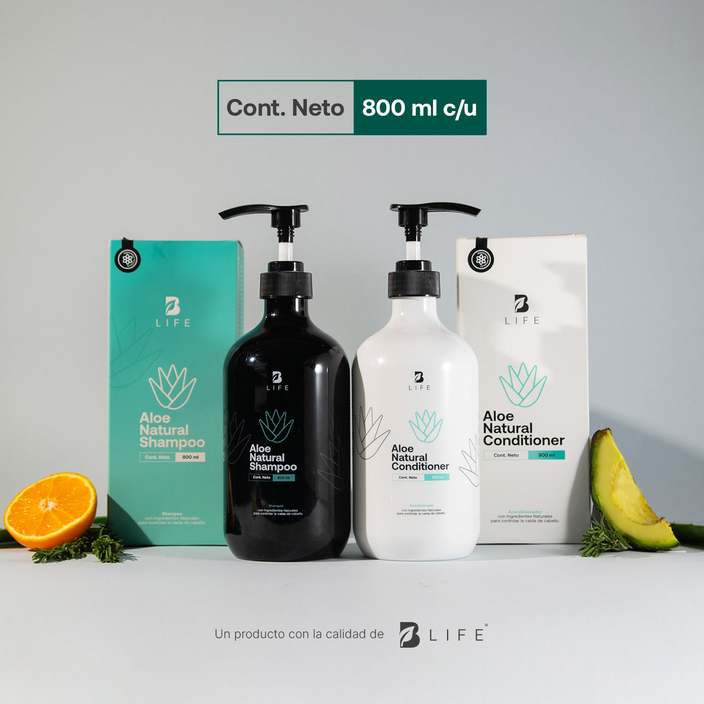 Foto 7 pulgar | Set de Shampoo y Acondicionador B Life de 800 ml