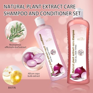 Foto 7 | Set De Champú Y Tratamiento Con Cebolla, Biotina Y Romero Para El Cuidado Del Cabello - Venta Internacional.