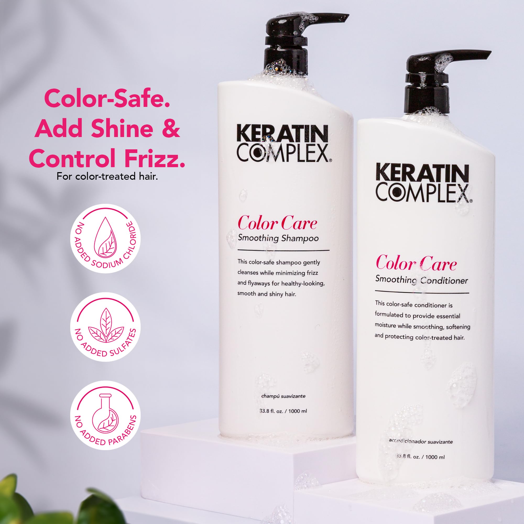 Foto 2 | Champú Y Acondicionador Duo Keratin Complex Color Care 1l - Venta Internacional.