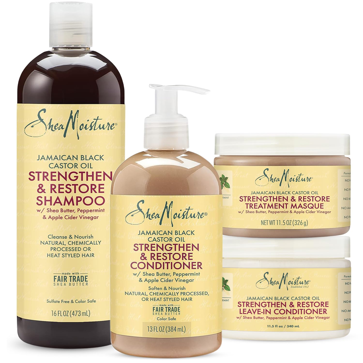 Foto 2 pulgar | Set para El Cuidado Del Cabello Sheamoisture Jamaican Black Castor Oil - Venta Internacional
