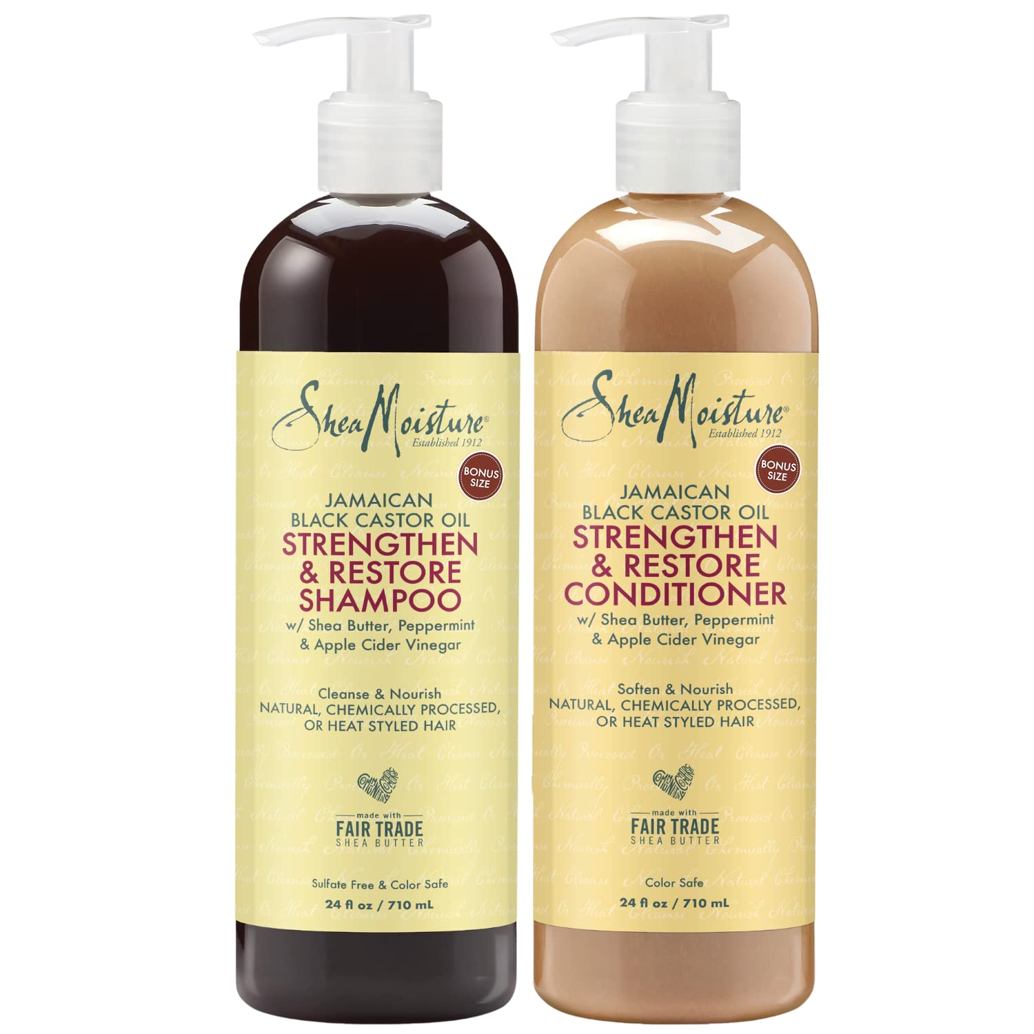 Foto 2 pulgar | Set para Cabello Rizado Sheamoisture con Aceite de Ricino Negro- Venta Internacional