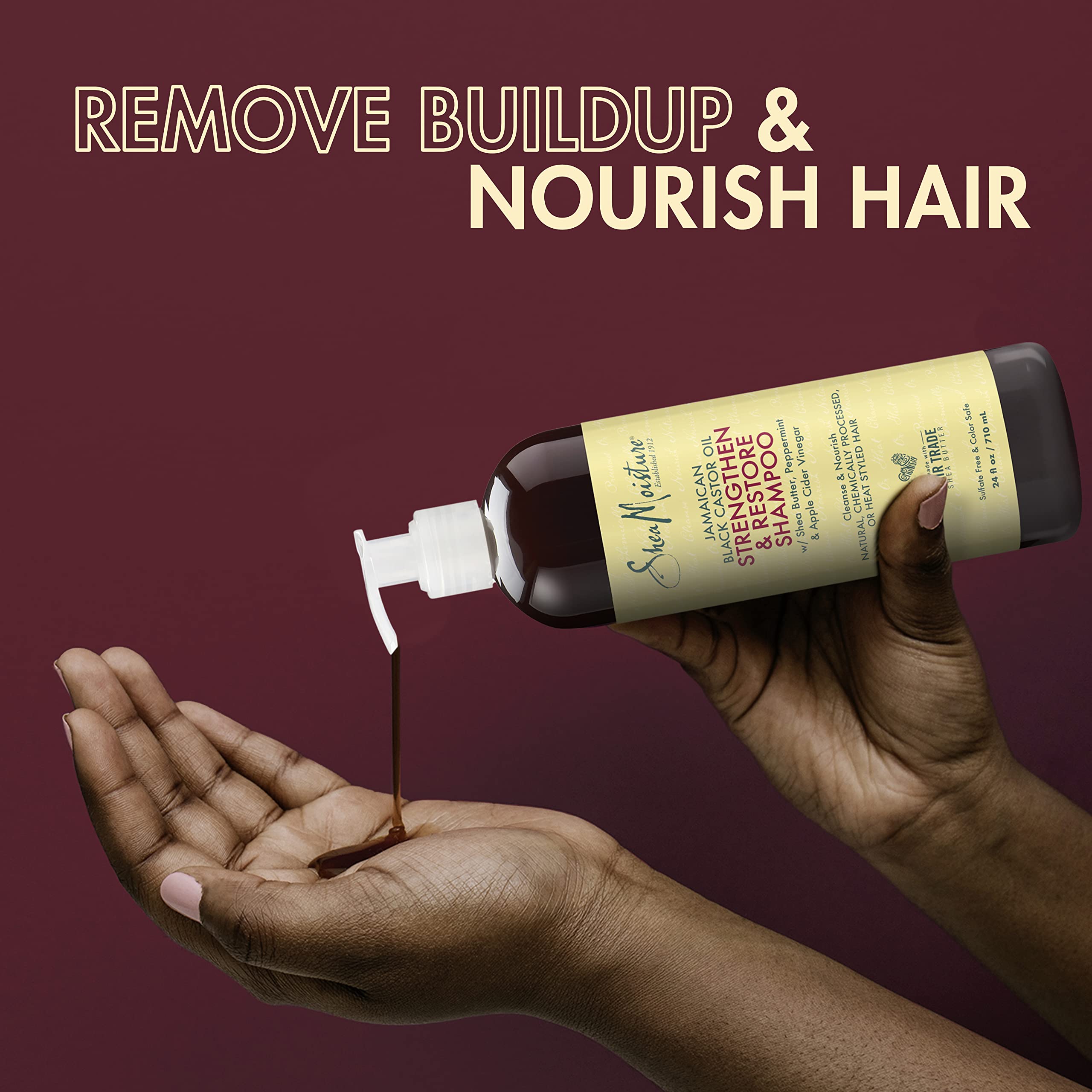 Foto 6 pulgar | Set para Cabello Rizado Sheamoisture con Aceite de Ricino Negro- Venta Internacional