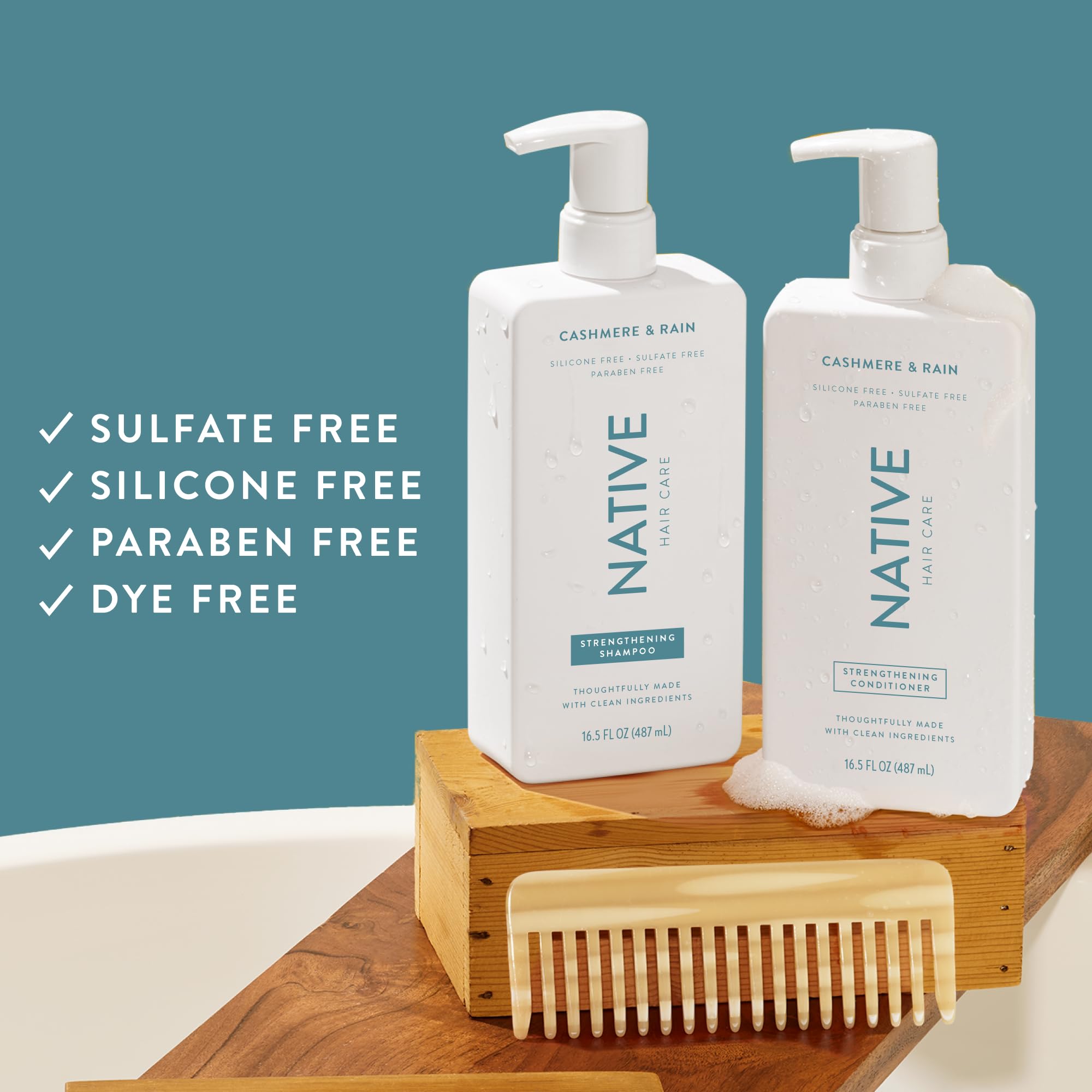 Foto 4 pulgar | Set De Champú Y Acondicionador Native Strengthening 500 Ml - Venta Internacional.