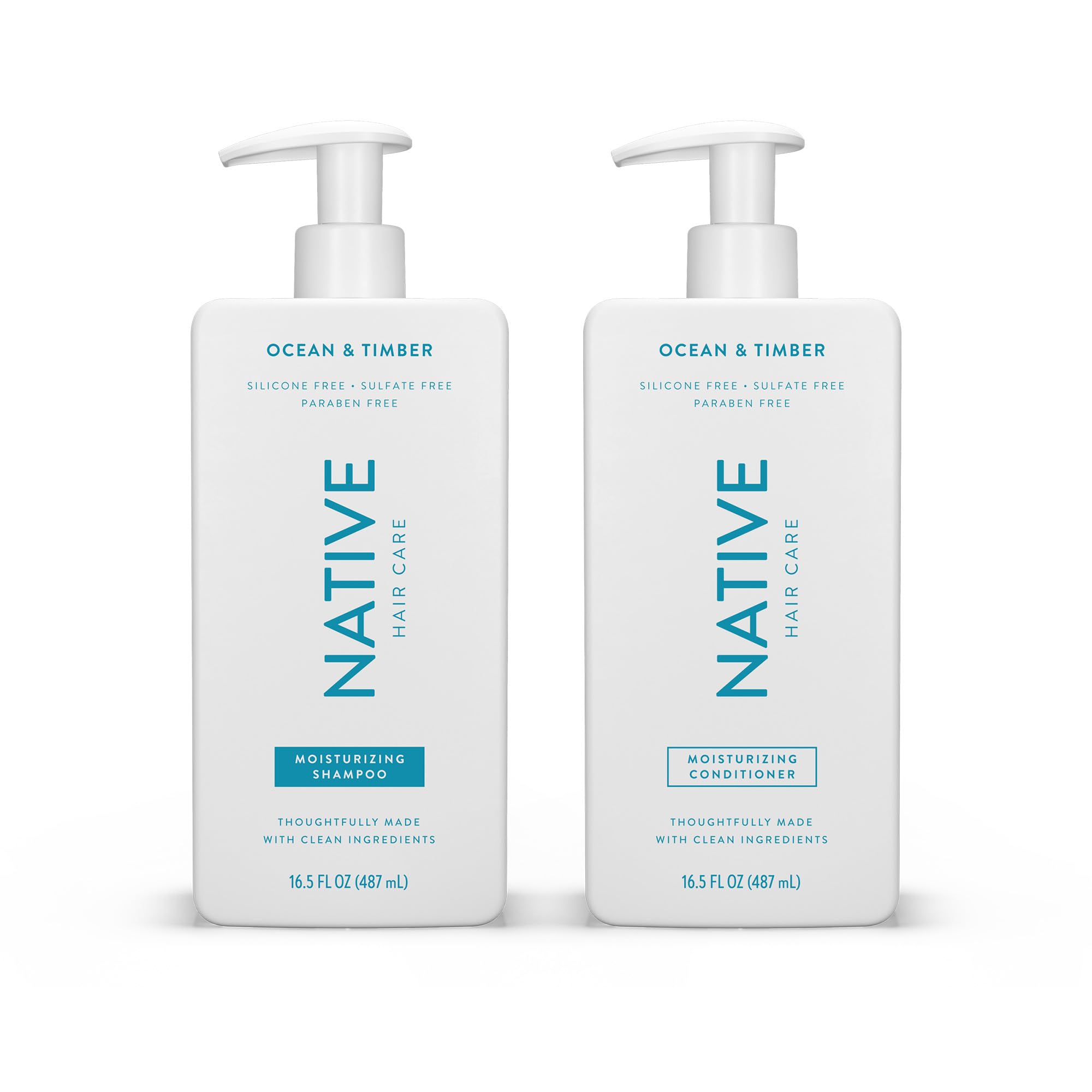 Foto 1 | Set de Champú y Acondicionador Native Ocean & Timber 487 ml C/U - Venta Internacional