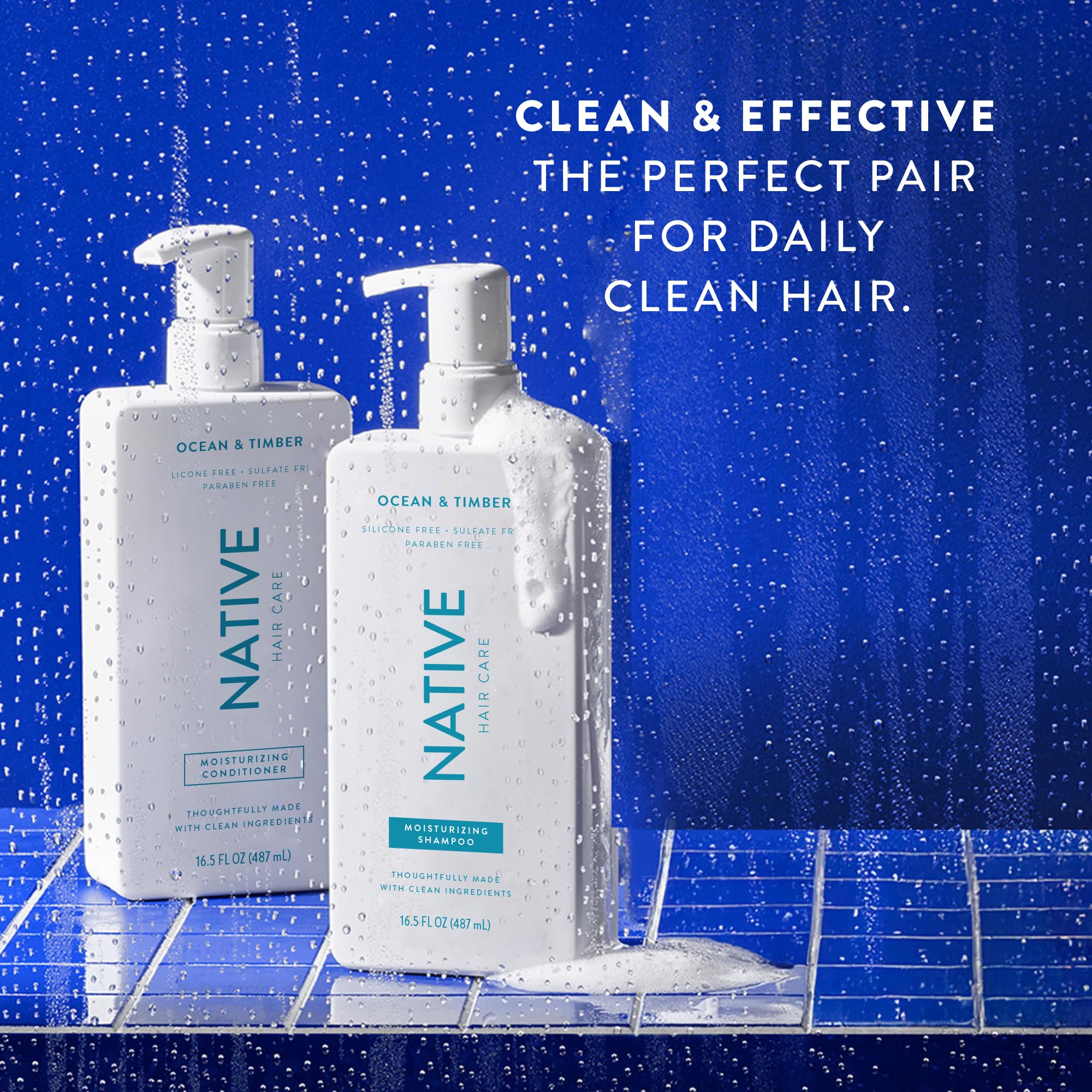 Foto 4 | Set de Champú y Acondicionador Native Ocean & Timber 487 ml C/U - Venta Internacional