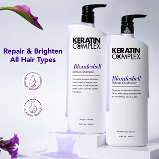 Foto 2 | Champú Y Acondicionador Duo Keratin Complex Blondeshell - Venta Internacional.