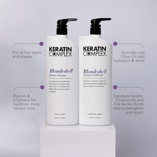 Foto 4 | Champú Y Acondicionador Duo Keratin Complex Blondeshell - Venta Internacional.