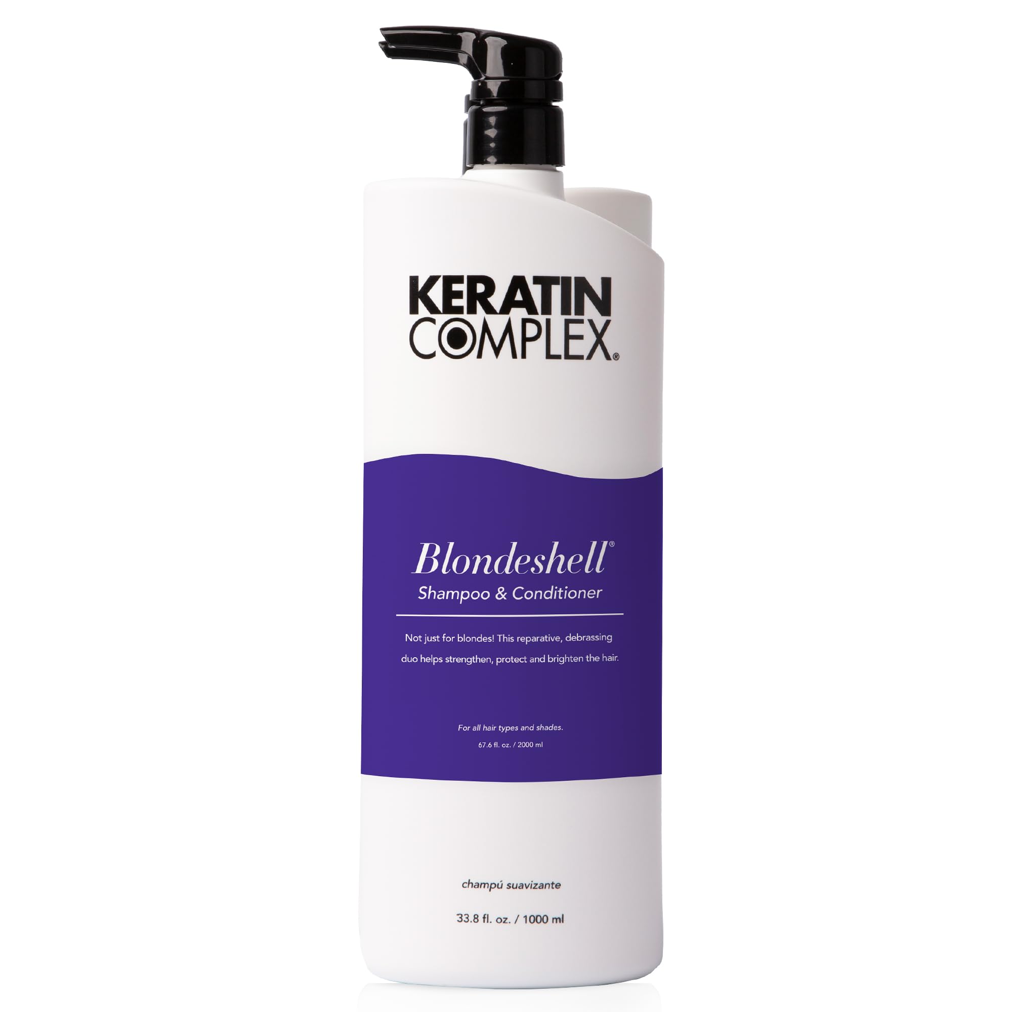 Foto 7 pulgar | Champú Y Acondicionador Duo Keratin Complex Blondeshell - Venta Internacional.