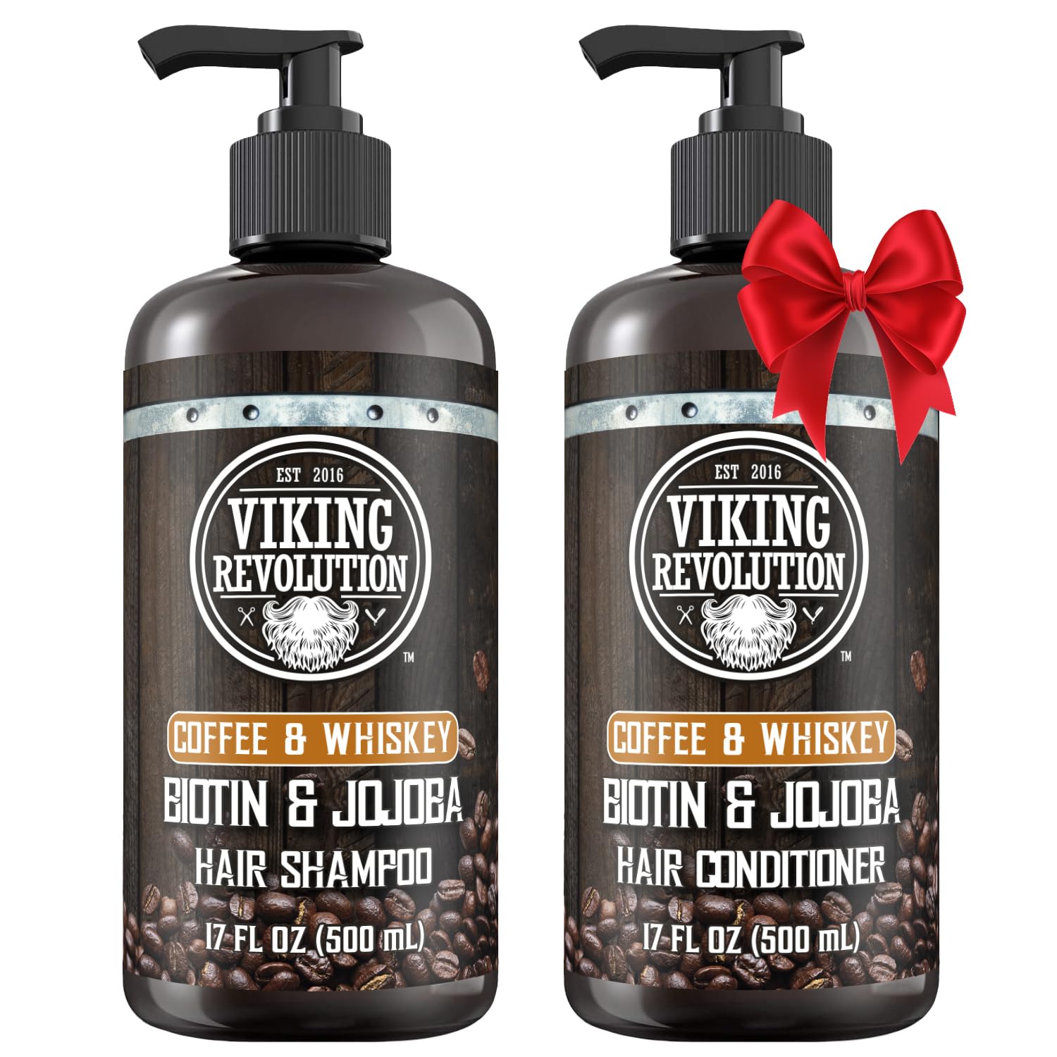 Set De Champú Y Acondicionador Viking Revolution Coffee Whisky - Venta Internacional.