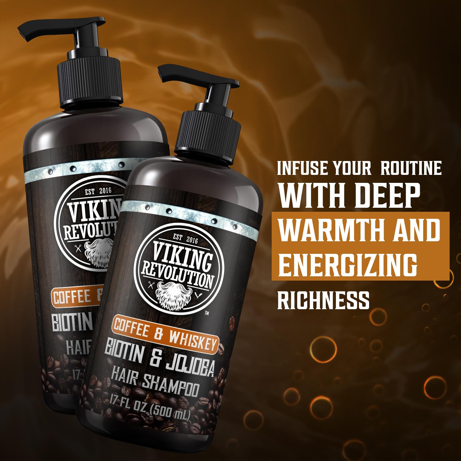 Foto 5 | Set De Champú Y Acondicionador Viking Revolution Coffee Whisky - Venta Internacional.