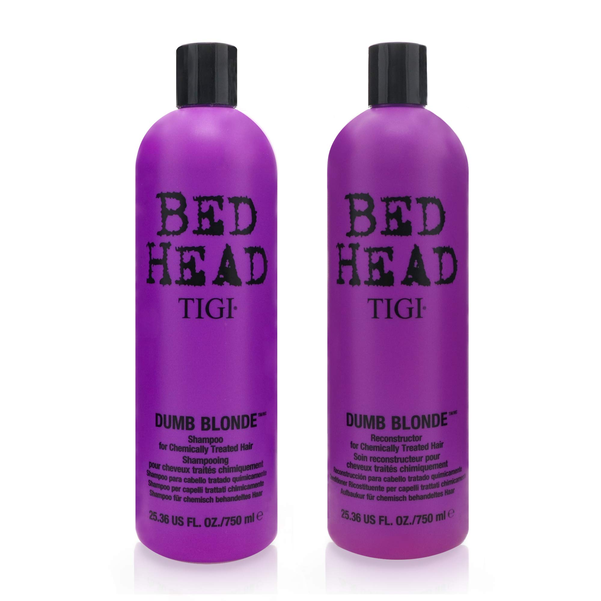 Foto 2 pulgar | Set De Champú Y Acondicionador Tigi Bed Head Dumb Blonde 750 Ml - Venta Internacional.