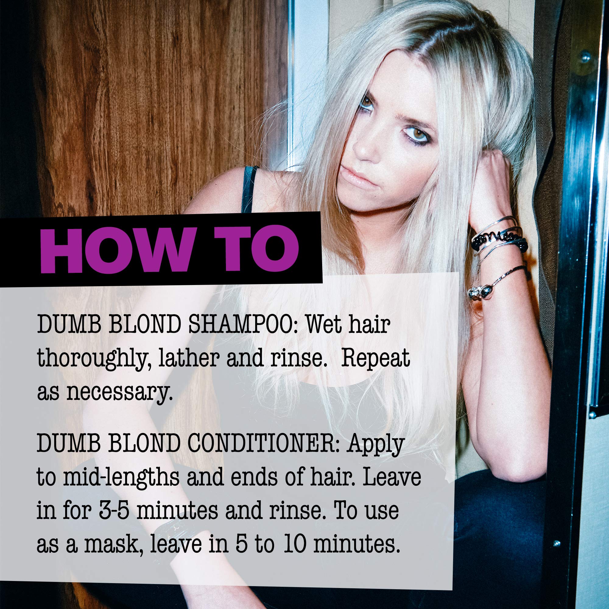 Foto 4 pulgar | Set De Champú Y Acondicionador Tigi Bed Head Dumb Blonde 750 Ml - Venta Internacional.