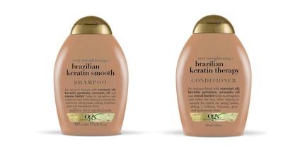 Foto 1 | Set De Champú Y Acondicionador Ogx Ever-straightening + Brazillian Keratin Therapy 385 Ml - Venta Internacional.