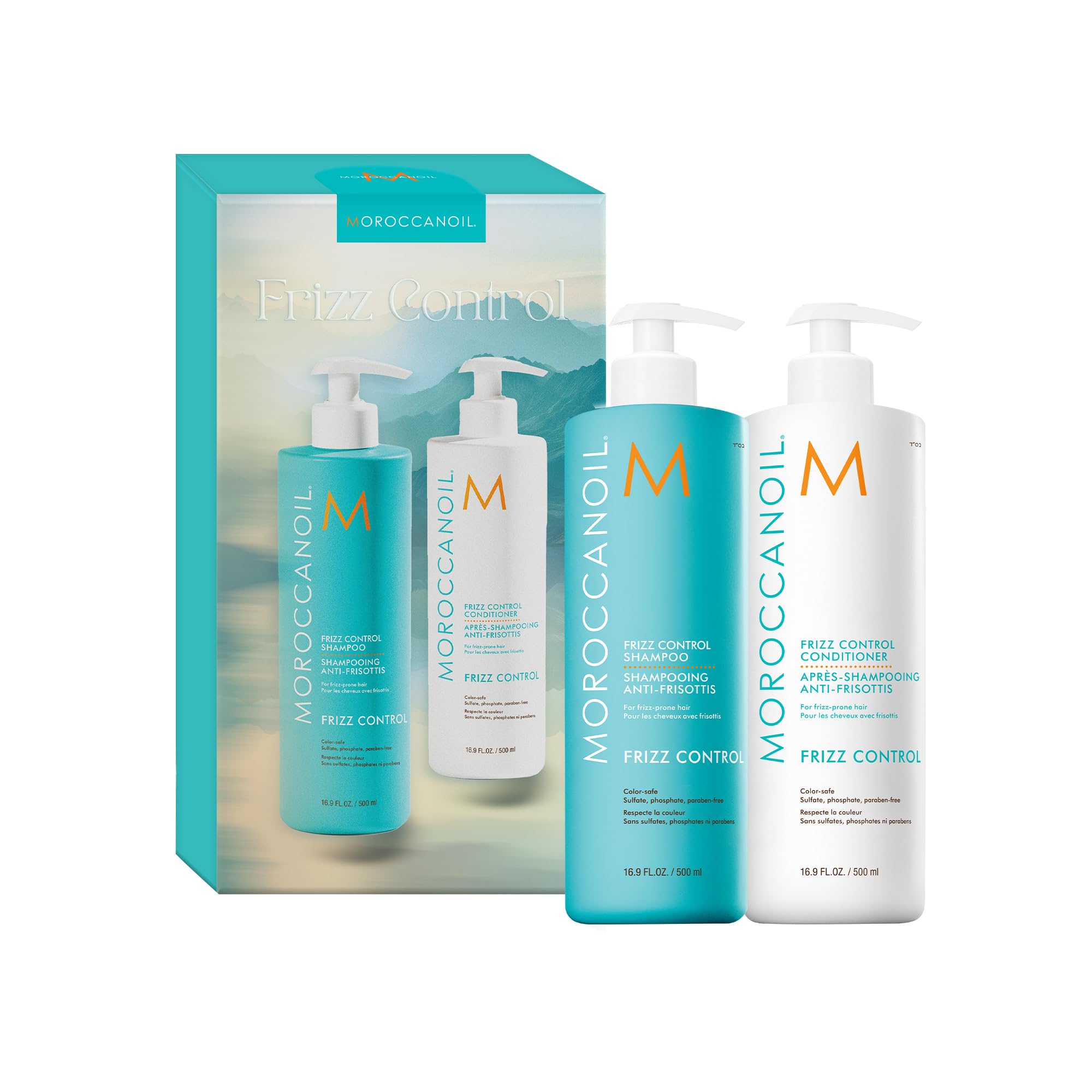 Foto 2 pulgar | Set De Champú Y Acondicionador Moroccanoil Frizz Control 500 Ml - Venta Internacional.