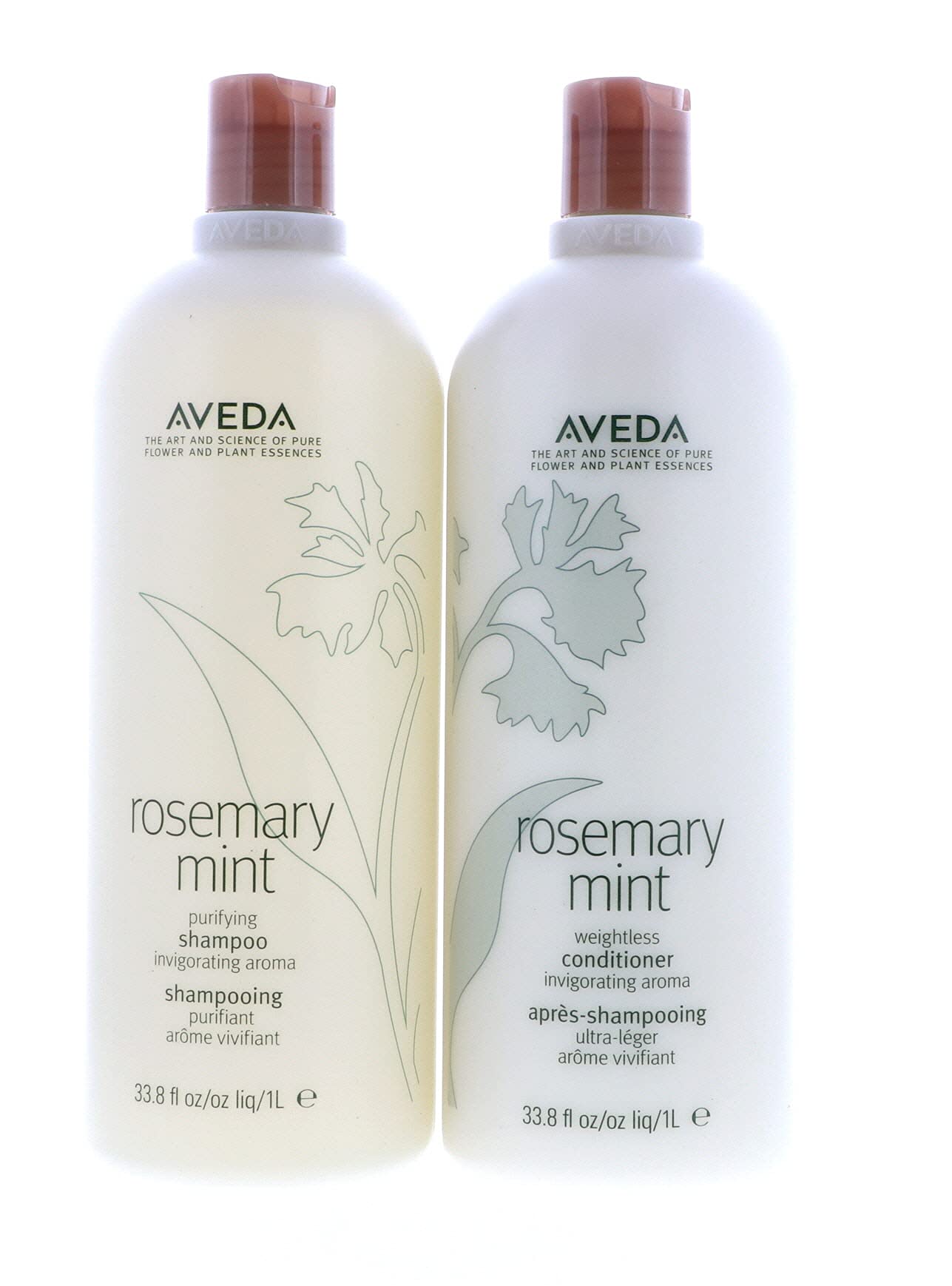Foto 2 pulgar | Champú Y Acondicionador Aveda Rosemary Mint 1l Duo - Venta Internacional.