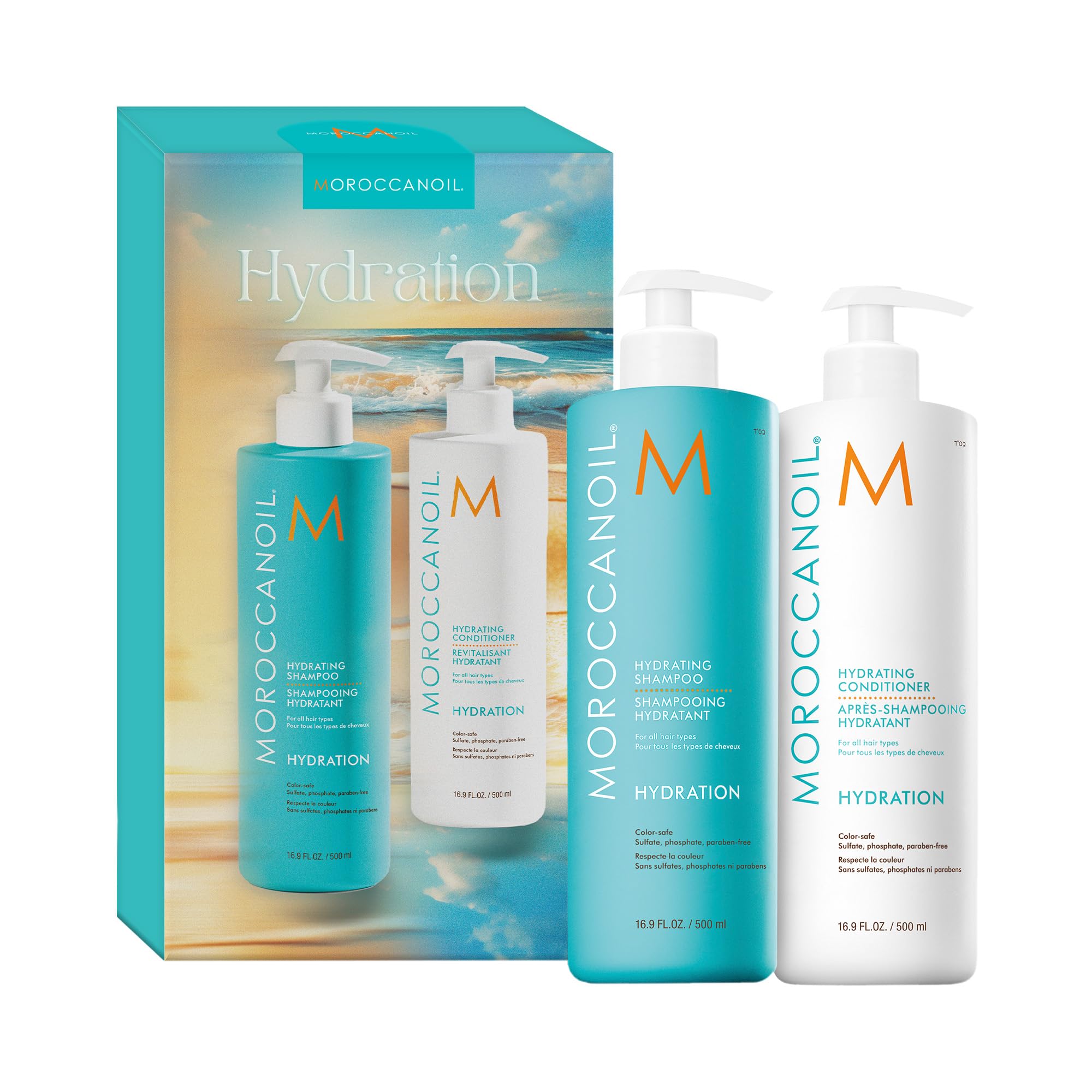 Foto 2 pulgar | Set De Champú Y Acondicionador Moroccanoil Hydrating 500 Ml - Venta Internacional.