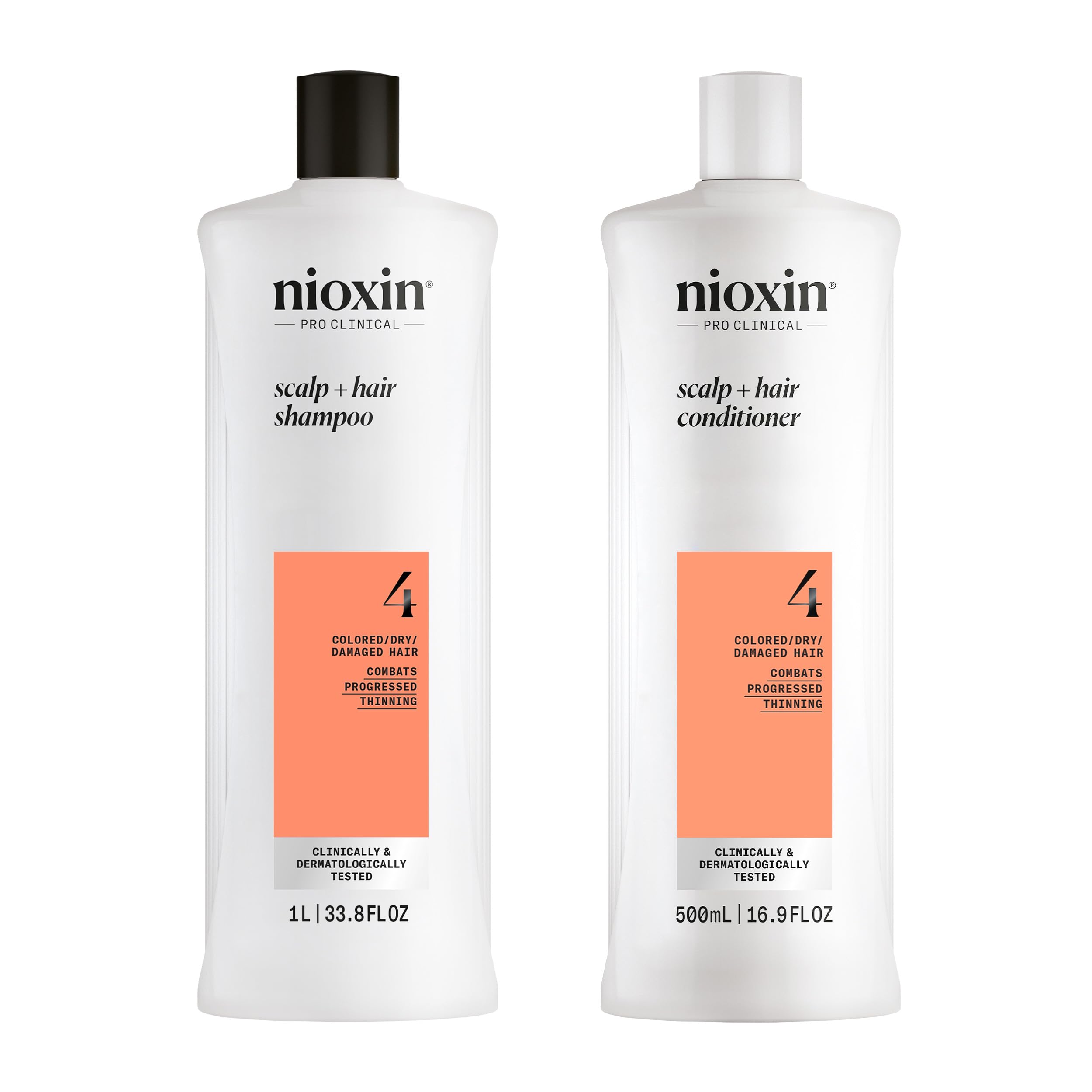 Set De Champú Y Acondicionador Nioxin System 4 Para Cabello Teñido - Venta Internacional.