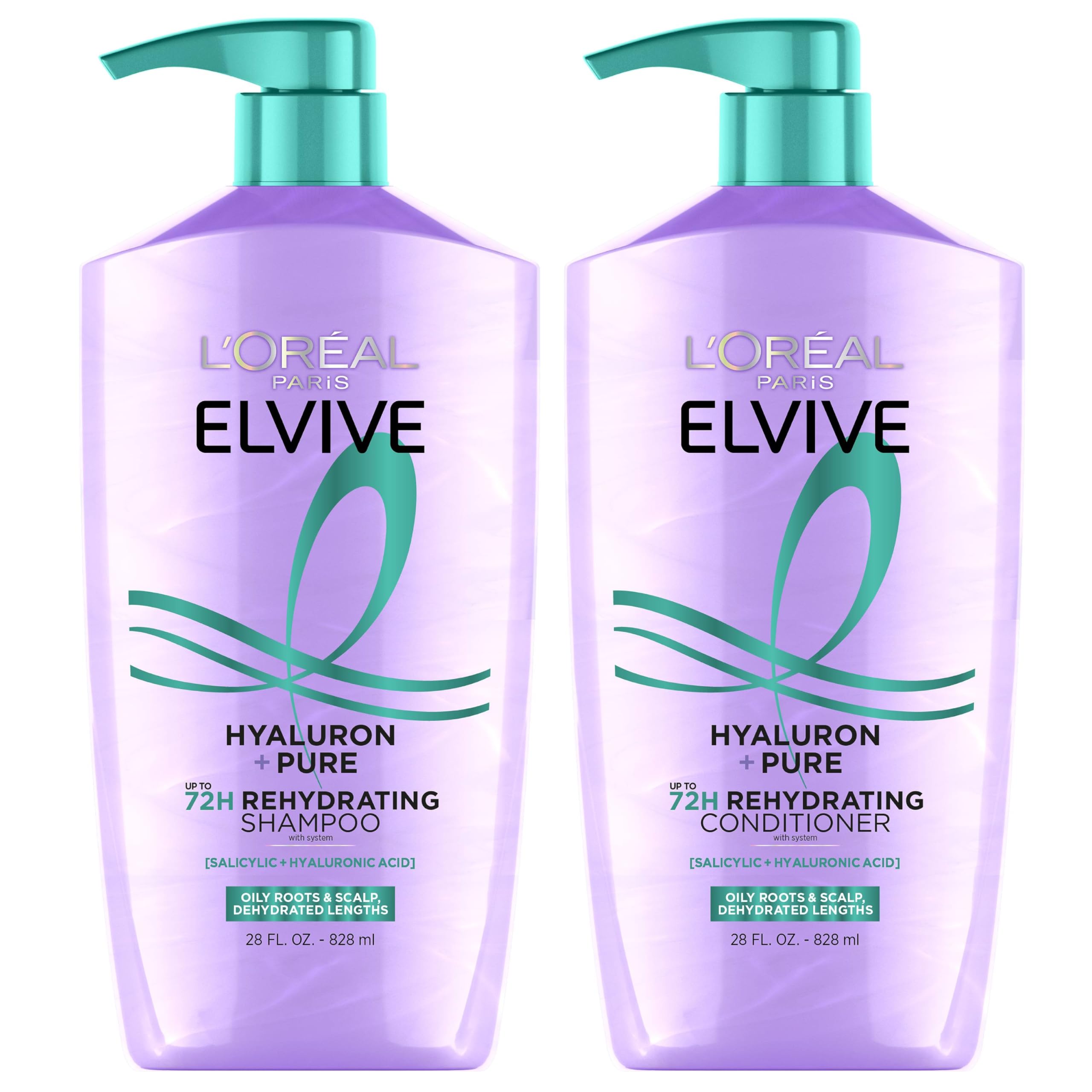 Foto 2 pulgar | Set De Champú Y Acondicionador L'oreal Paris Elvive Hyaluron - Venta Internacional.