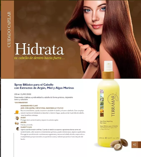 Foto 3 | Set Terramar Aceite Y Spray Bifásico Para Restaurar Cabello