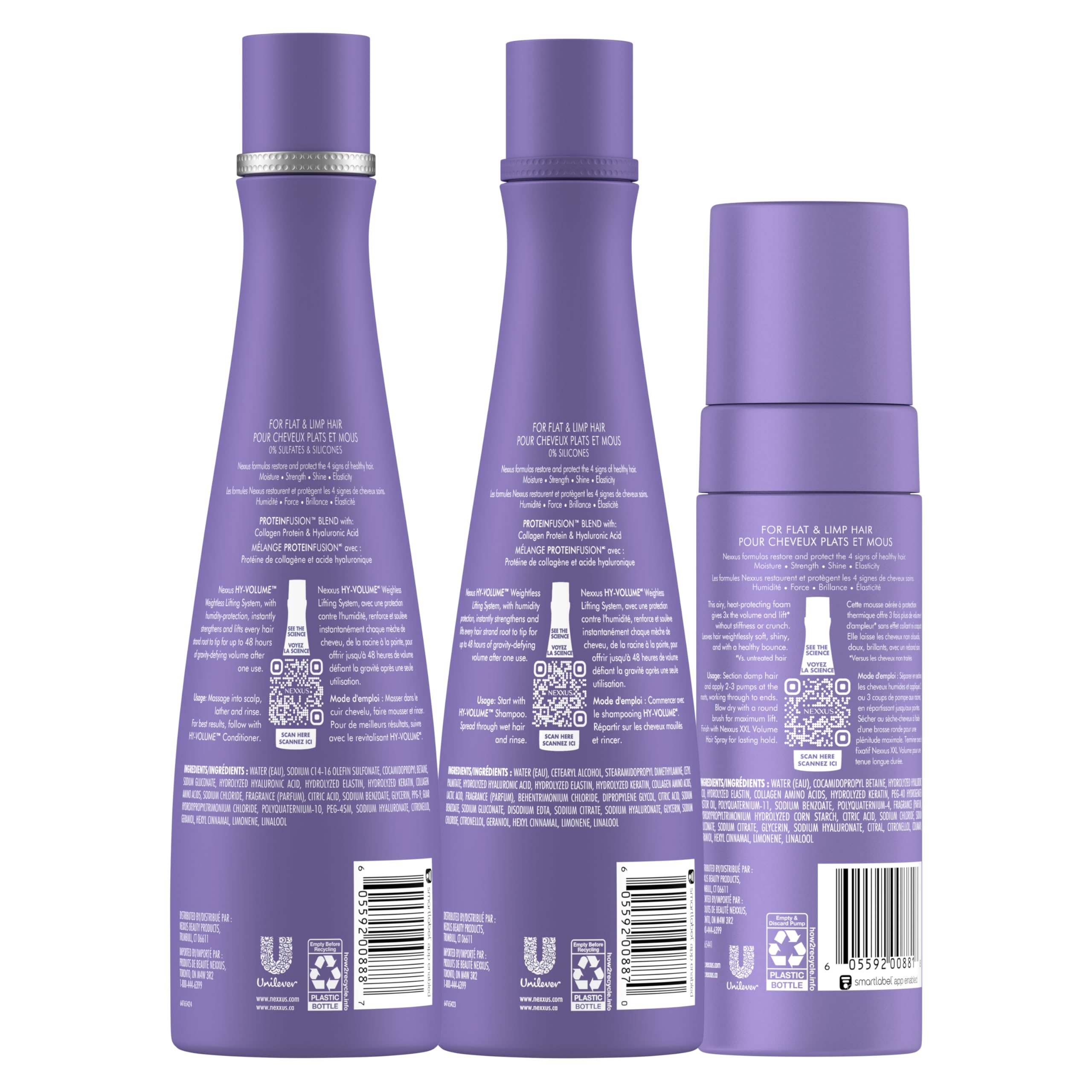 Foto 3 pulgar | Set de Cuidado del Cabello Nexxus Hy-Volume 3 Piezas-Venta Internacional