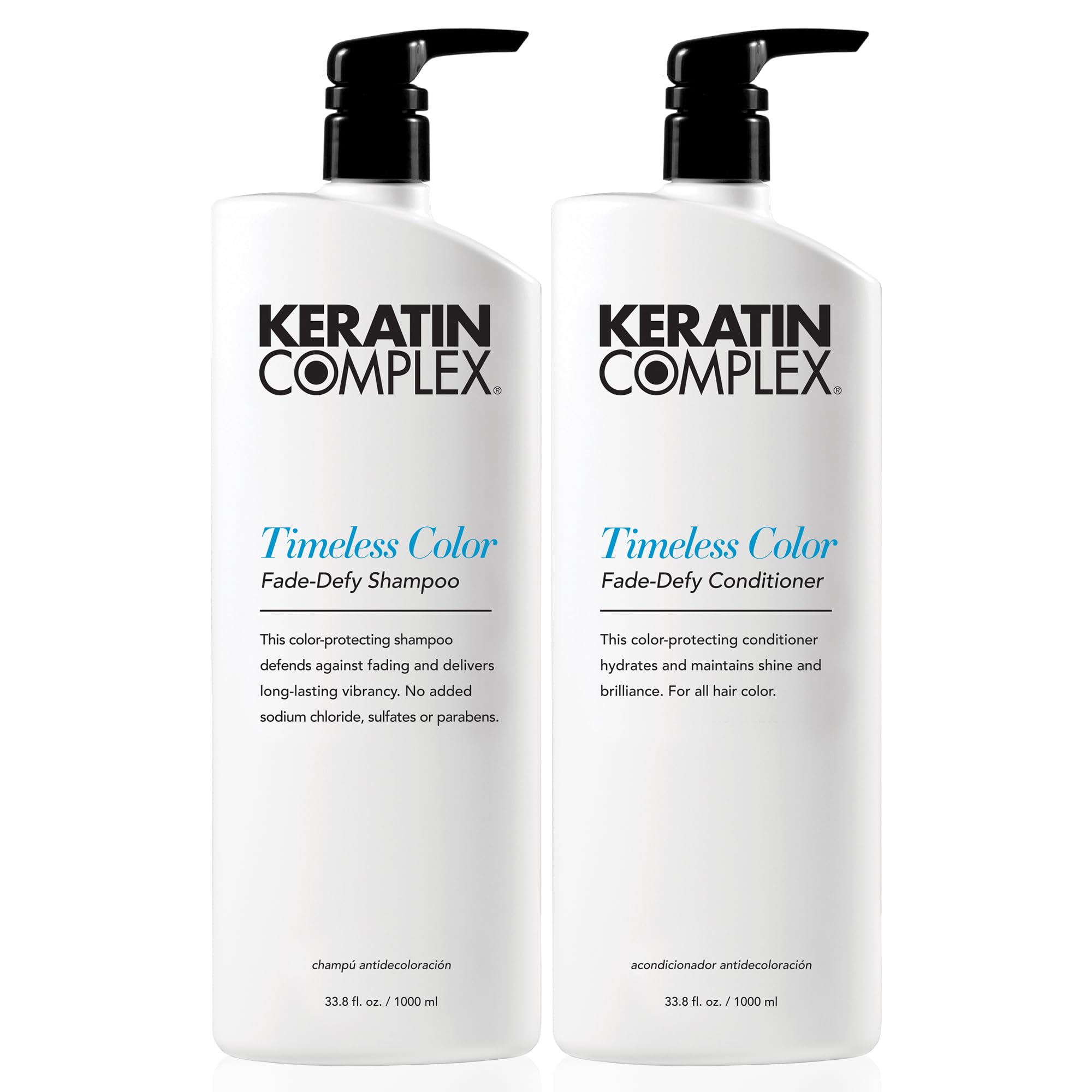 Foto 1 | Champú Y Acondicionador Duo Keratin Complex Timeless Color - Venta Internacional.