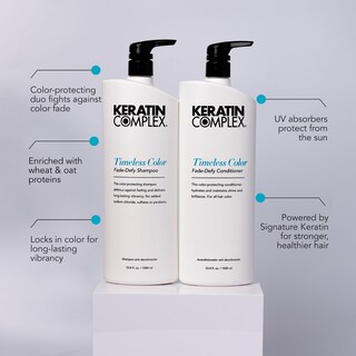 Foto 4 | Champú Y Acondicionador Duo Keratin Complex Timeless Color - Venta Internacional.