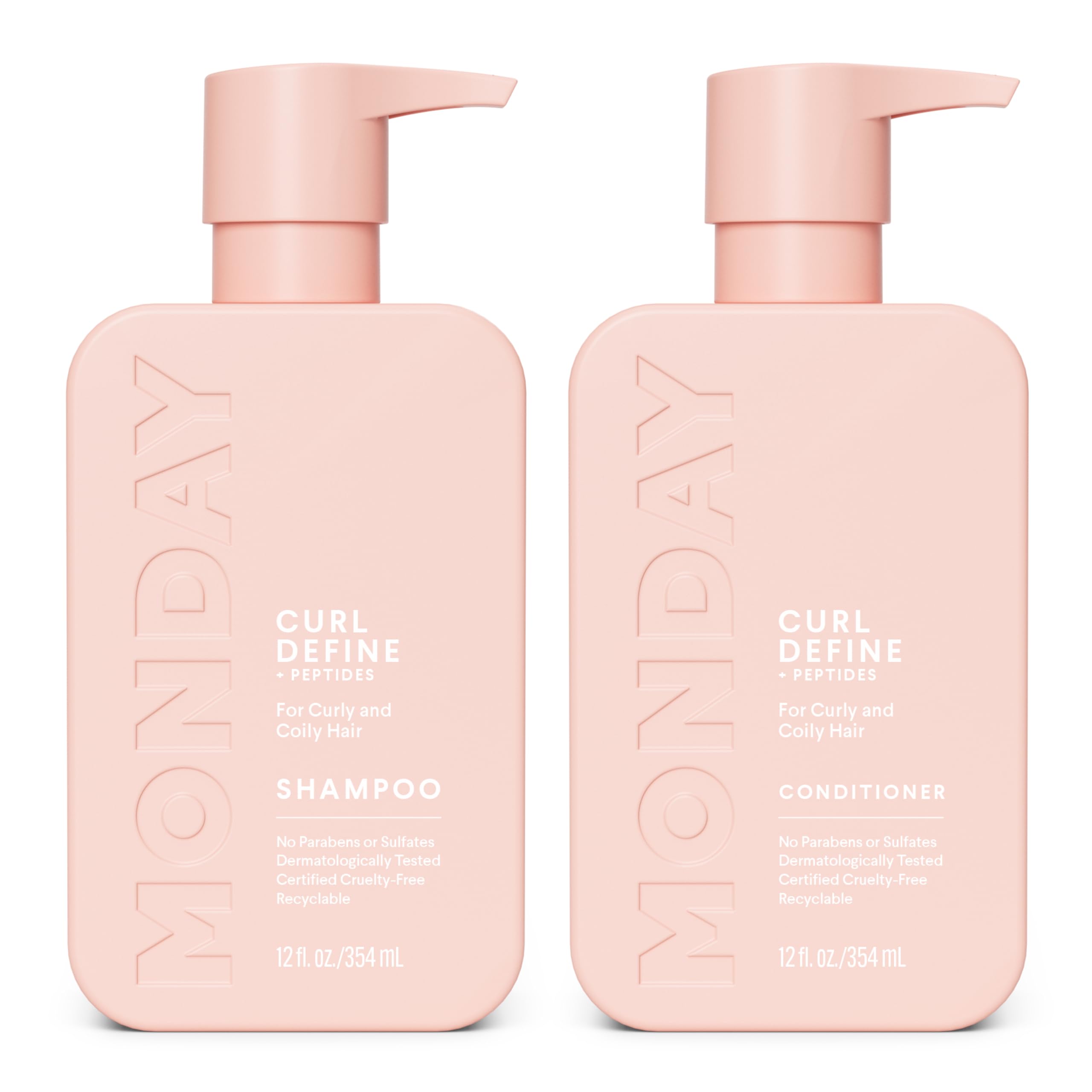 Foto 2 pulgar | Set De Champú Y Acondicionador Monday Haircare Curl Define X2 355 Ml - Venta Internacional.
