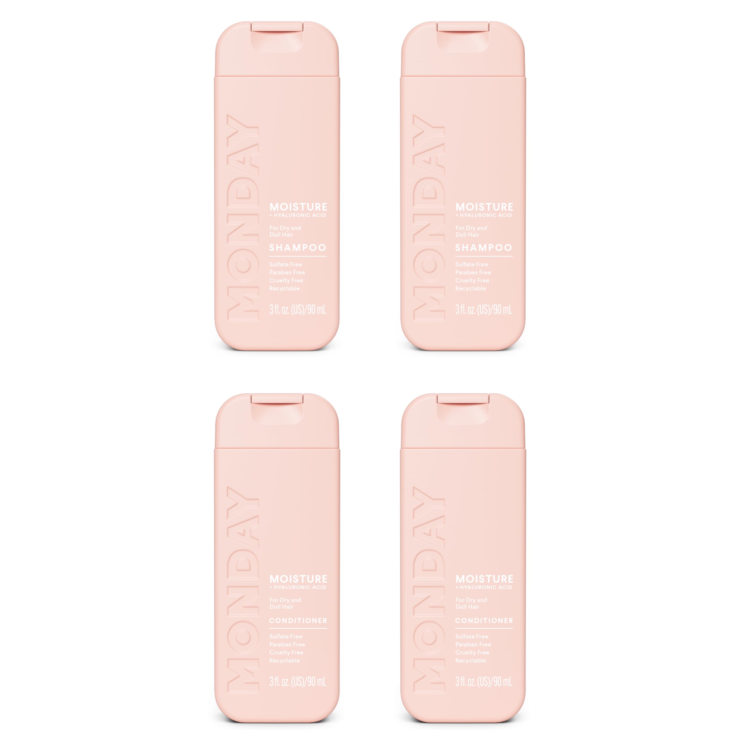 Foto 2 pulgar | Paquete De Viaje De Champú Y Acondicionador Monday Haircare De 90 Ml - Venta Internacional.