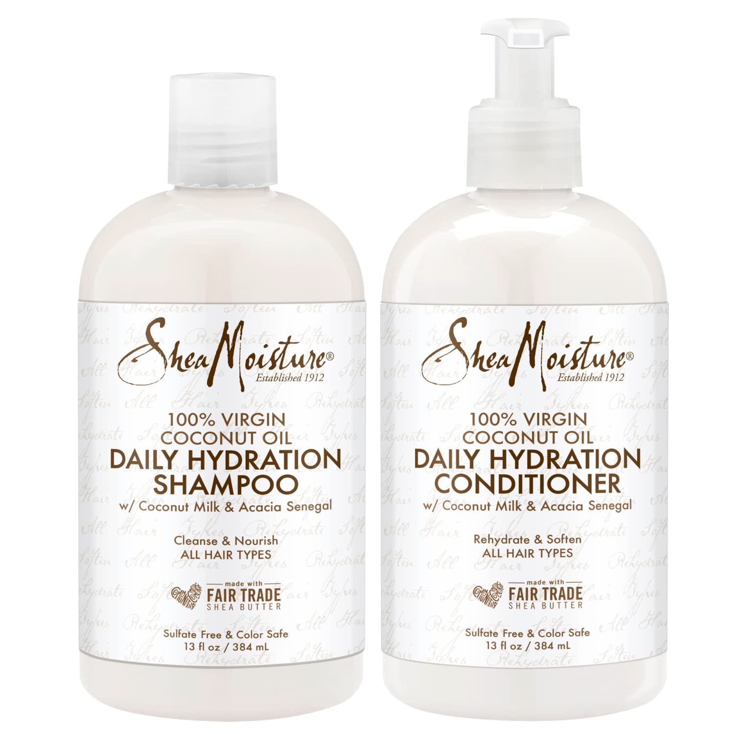 Foto 1 | Champú Y Acondicionador Sheamoisture 100% Aceite De Coco Virgen - Venta Internacional.