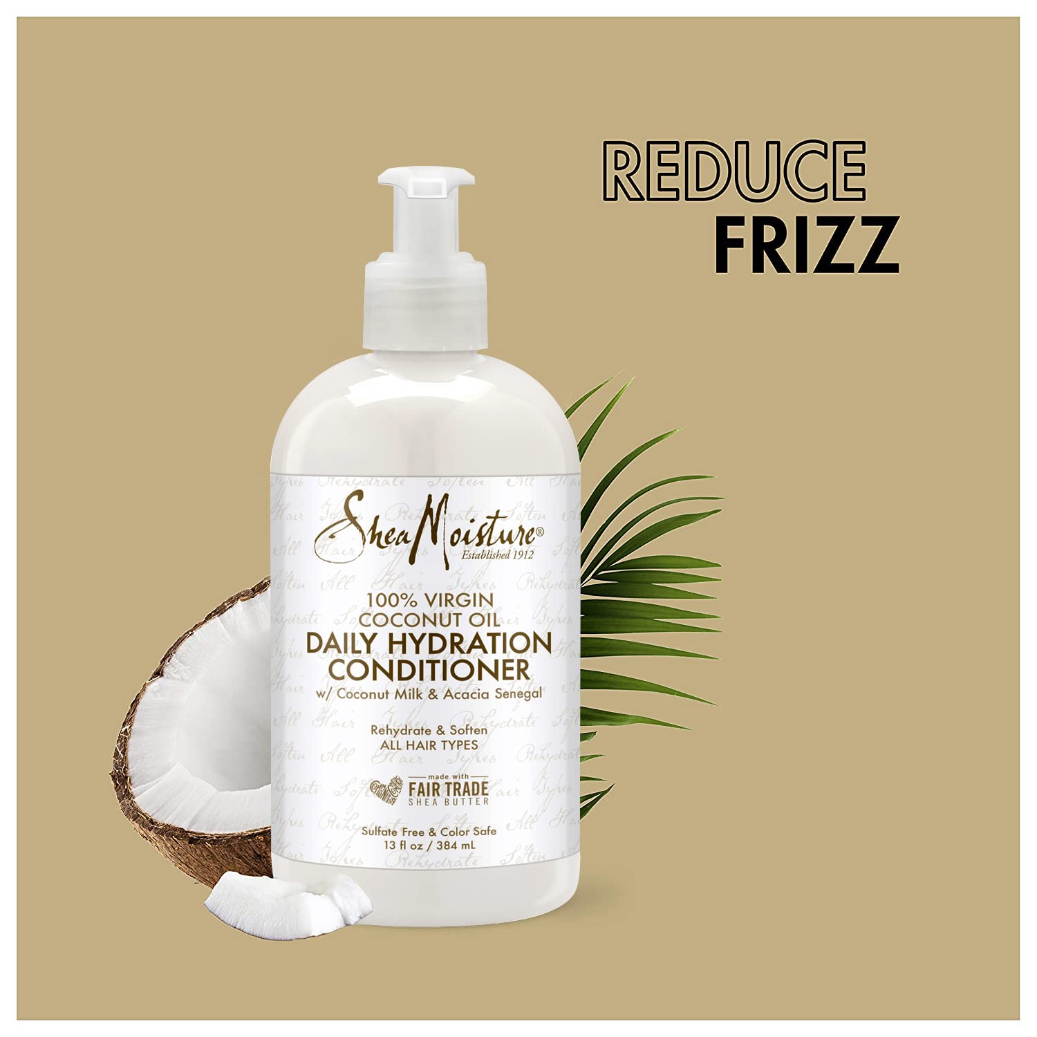 Foto 7 pulgar | Champú Y Acondicionador Sheamoisture 100% Aceite De Coco Virgen - Venta Internacional.
