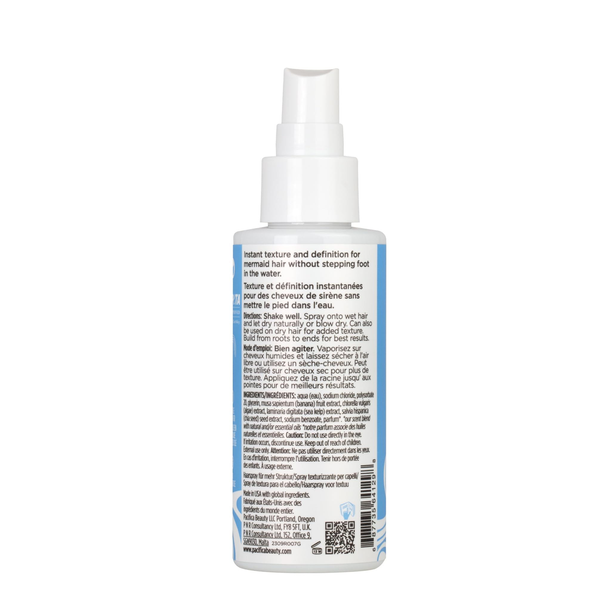 Foto 3 pulgar | Spray De Sal Marina Pacifica Beauty Salty Waves Texture Para Cabello - Venta Internacional.