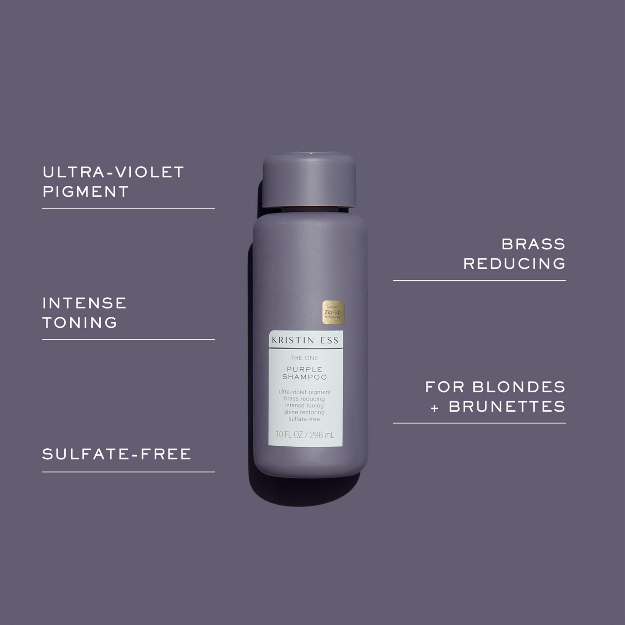 Foto 5 pulgar | Set De Champú Y Acondicionador Kristin Ess Hair Purple - Venta Internacional.