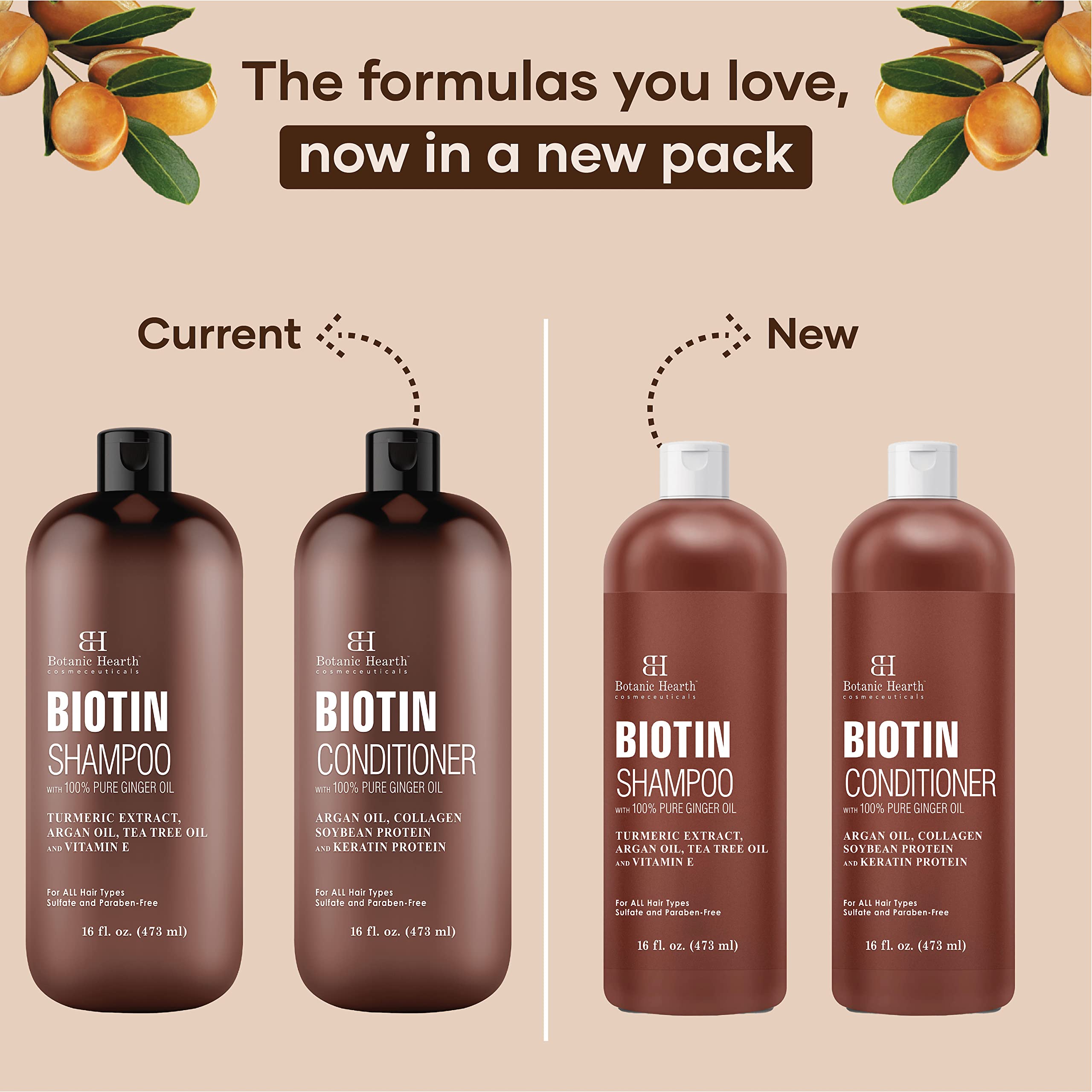Foto 7 | Set De Champú Y Acondicionador Botanic Hearth Biotin 480 Ml - Venta Internacional.