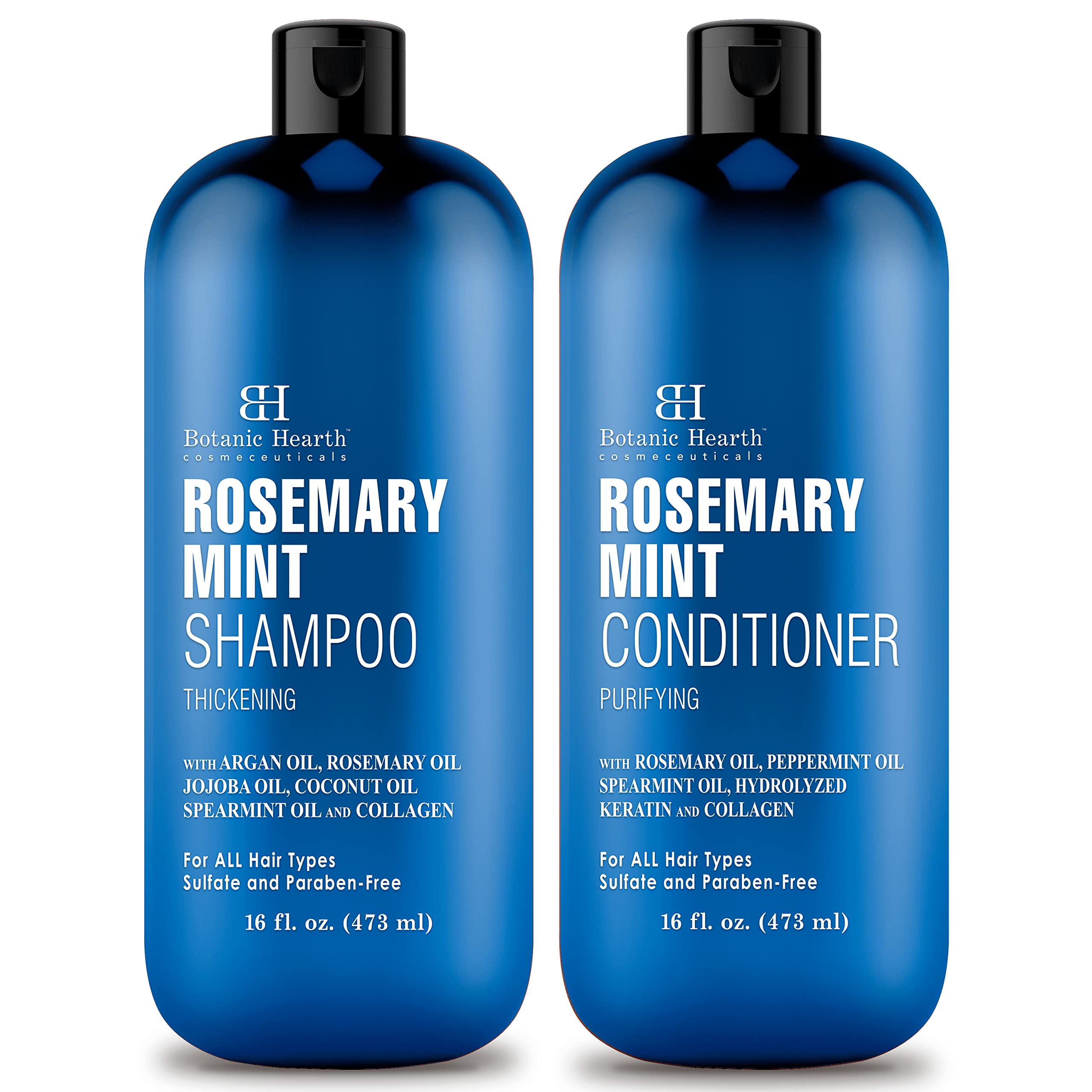 Set De Champú Y Acondicionador Botanic Hearth Rosemary Mint - Venta Internacional.