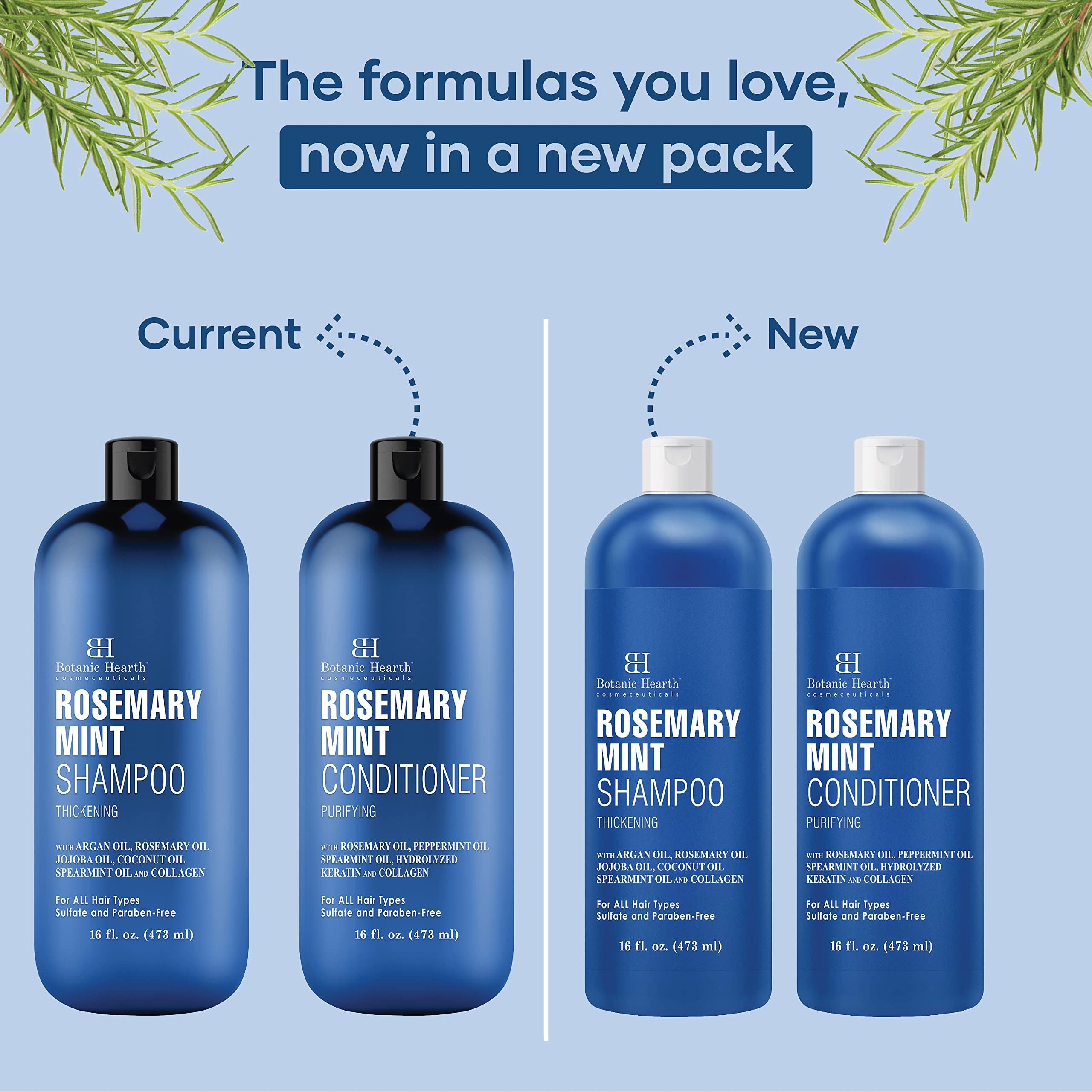Foto 6 | Set De Champú Y Acondicionador Botanic Hearth Rosemary Mint - Venta Internacional.