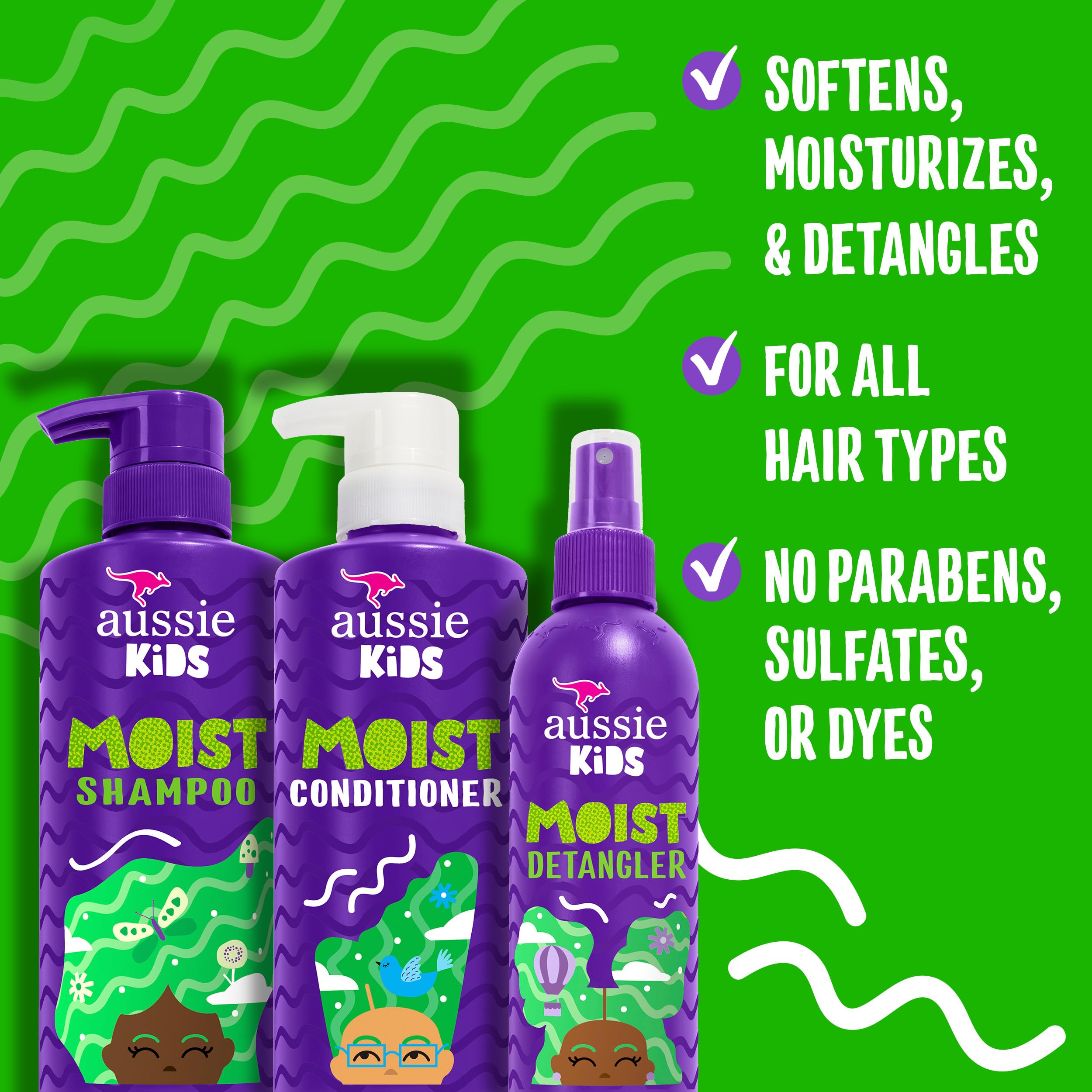 Foto 3 pulgar | Hair Care Bundle Aussie Kids, Champú Y Acondicionador, 480 Ml - Venta Internacional.