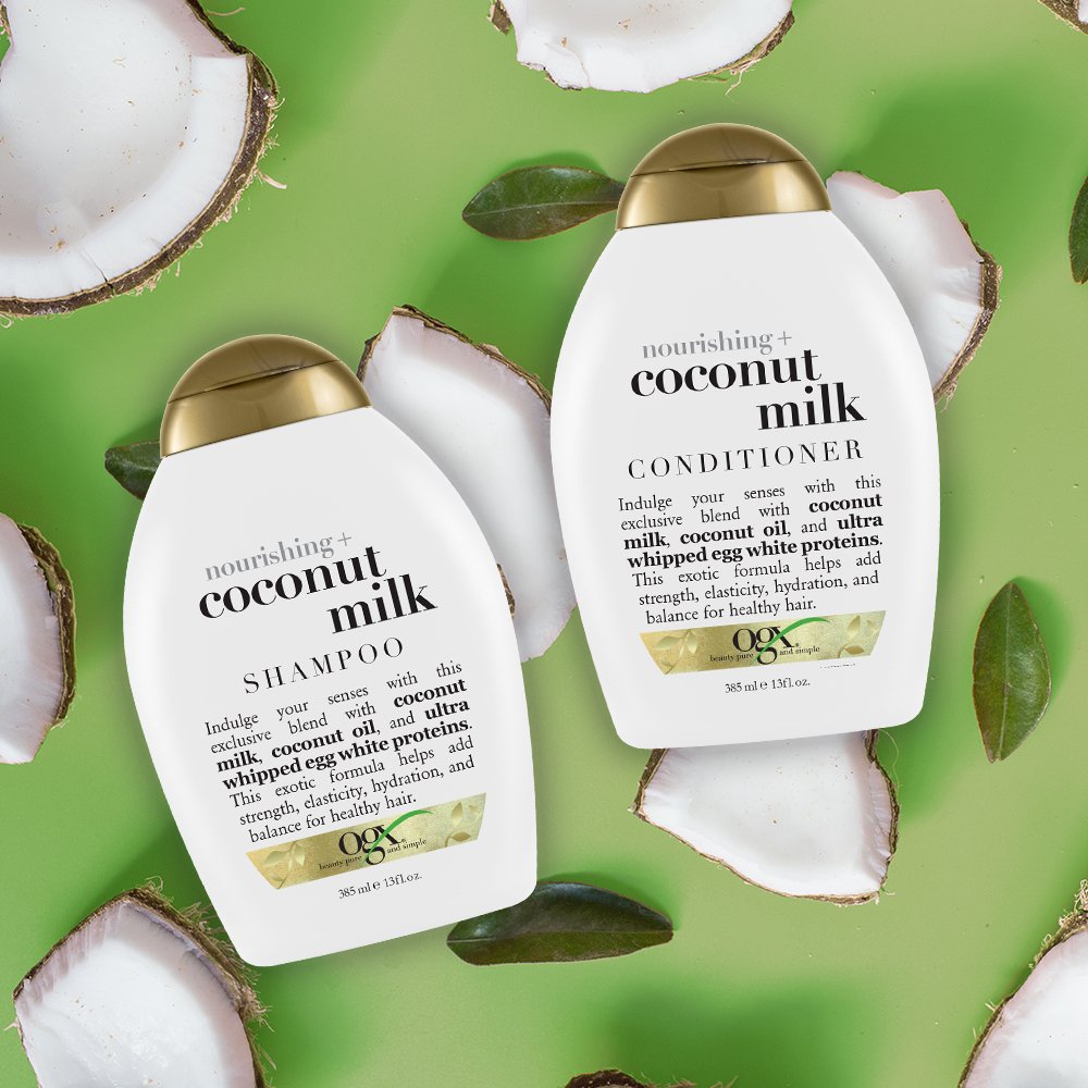 Foto 3 pulgar | Set De Champú Y Acondicionador Ogx Nourishing Coconut Milk 390 Ml - Venta Internacional.