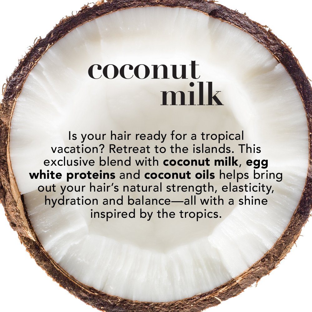 Foto 5 pulgar | Set De Champú Y Acondicionador Ogx Nourishing Coconut Milk 390 Ml - Venta Internacional.