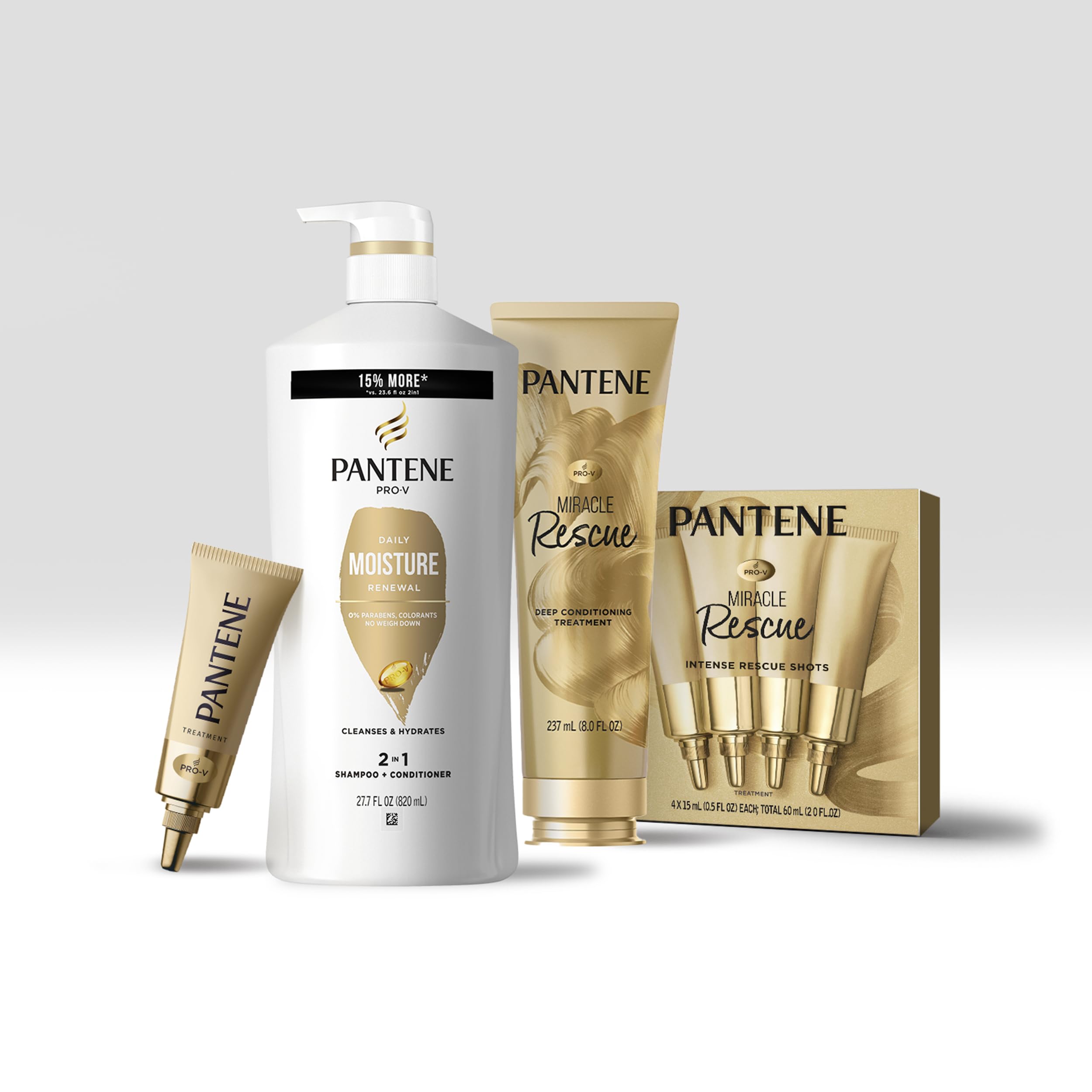 Foto 7 pulgar | Set De Champú Y Acondicionador Pantene Pro-v Nutrients, 3 Piezas - Venta Internacional.