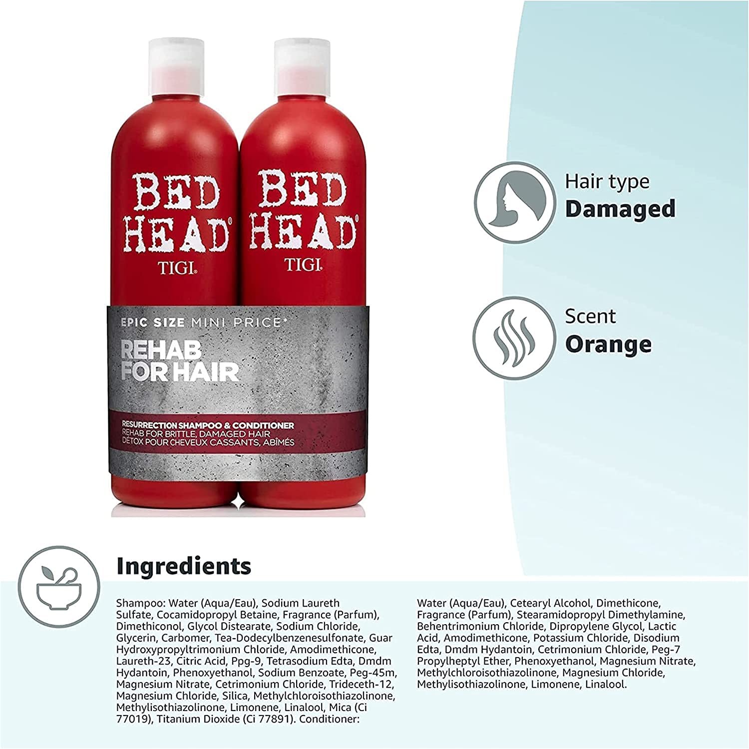 Foto 4 pulgar | Set De Champú Y Acondicionador Bed Head Urban Antidotes - Venta Internacional.