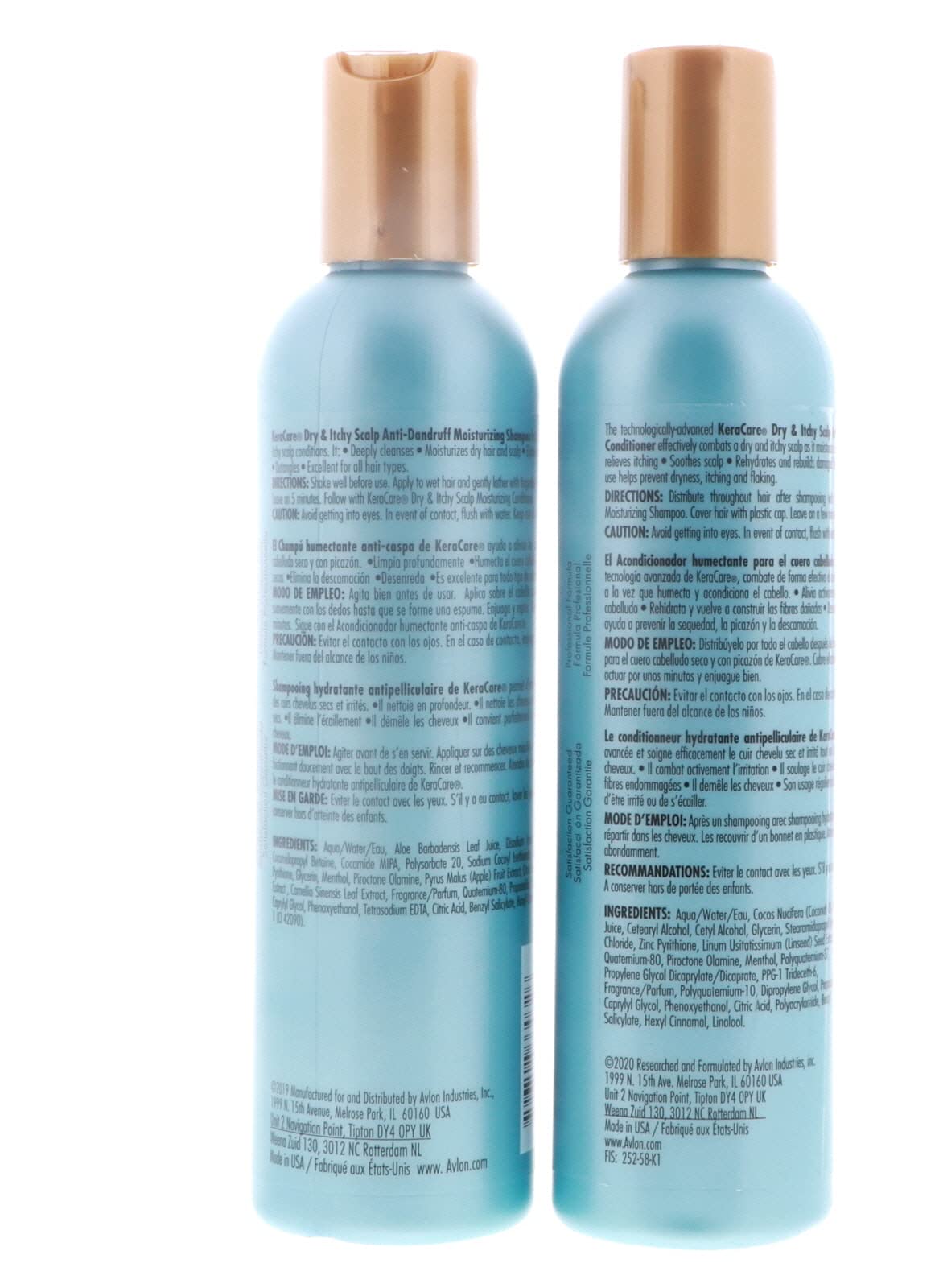 Foto 4 pulgar | Set De Champú Y Acondicionador Avlon Keracare Dry Itchy Scalp - Venta Internacional.