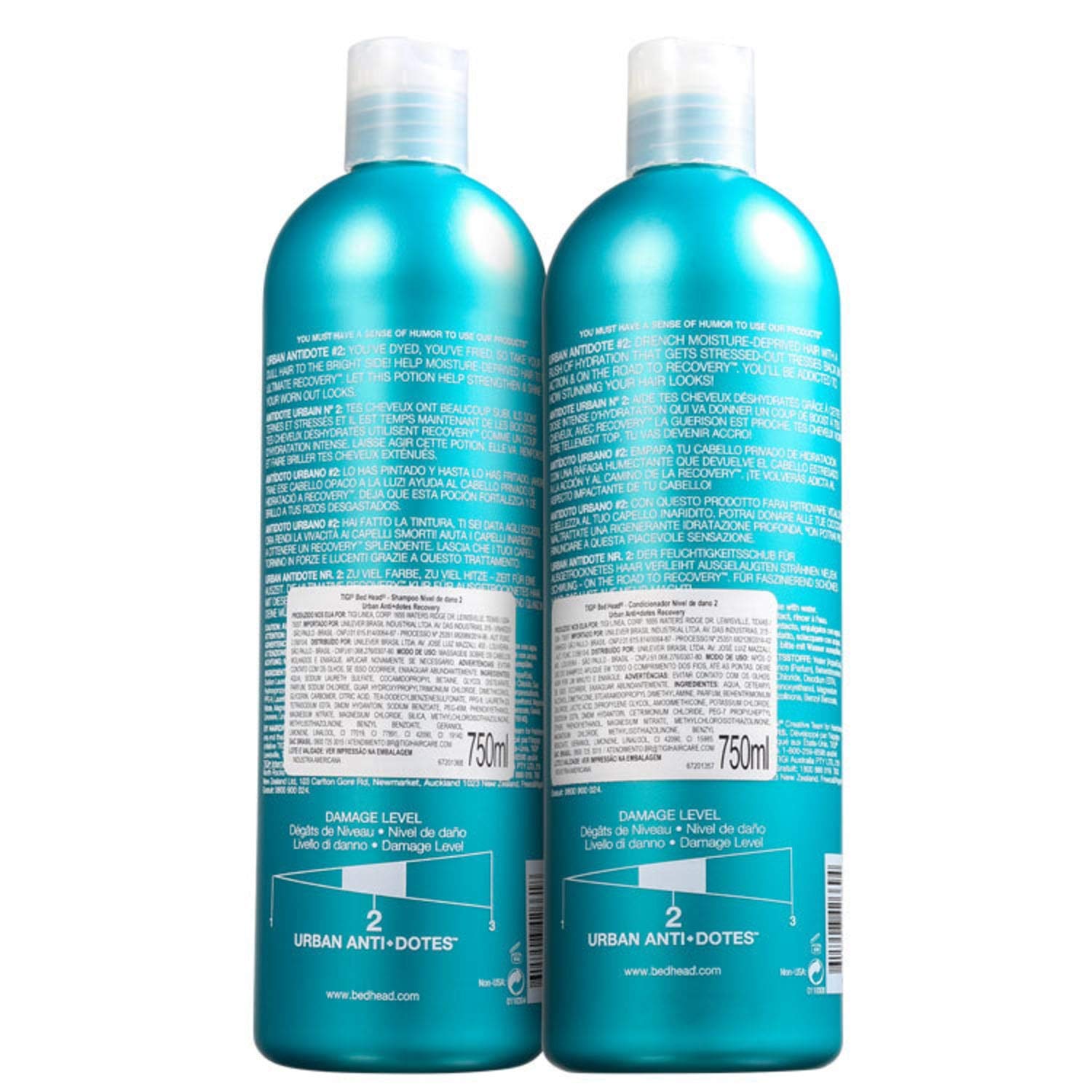 Foto 3 pulgar | Champú Y Acondicionador Tigi Bed Head Urban Antidote Recovery - Venta Internacional.