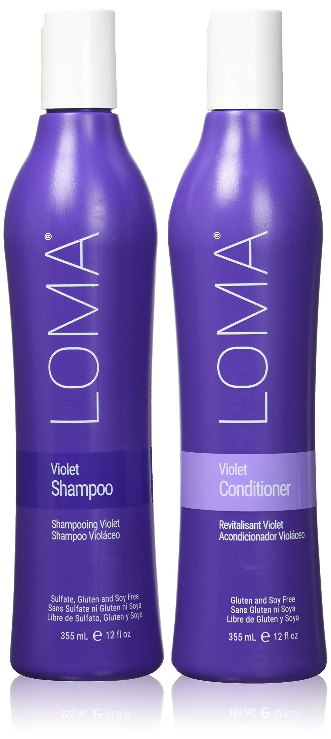 Foto 2 pulgar | Champú Y Acondicionador Duo Loma Hair Care Violet 360 Ml - Venta Internacional.