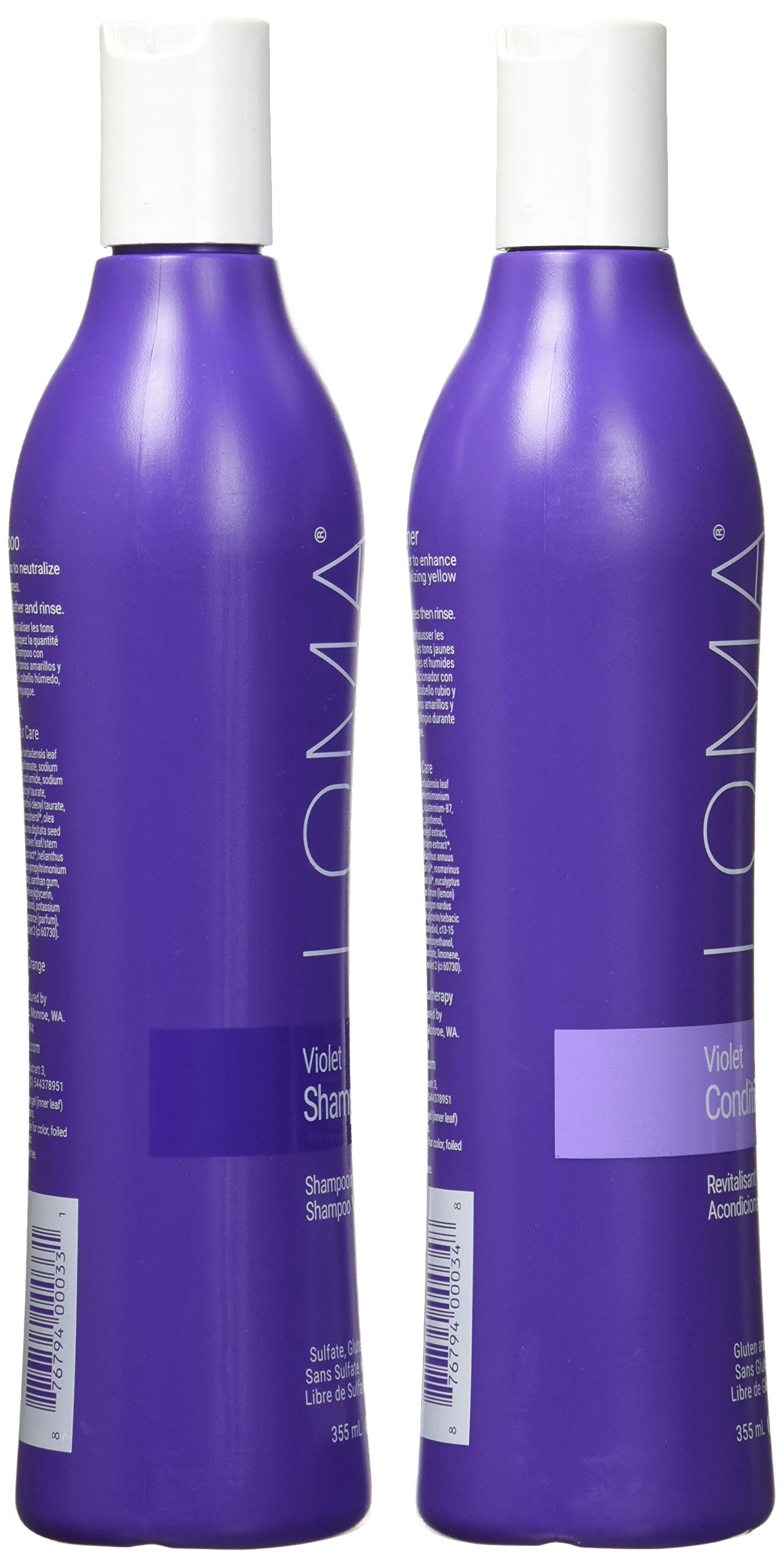 Foto 4 pulgar | Champú Y Acondicionador Duo Loma Hair Care Violet 360 Ml - Venta Internacional.