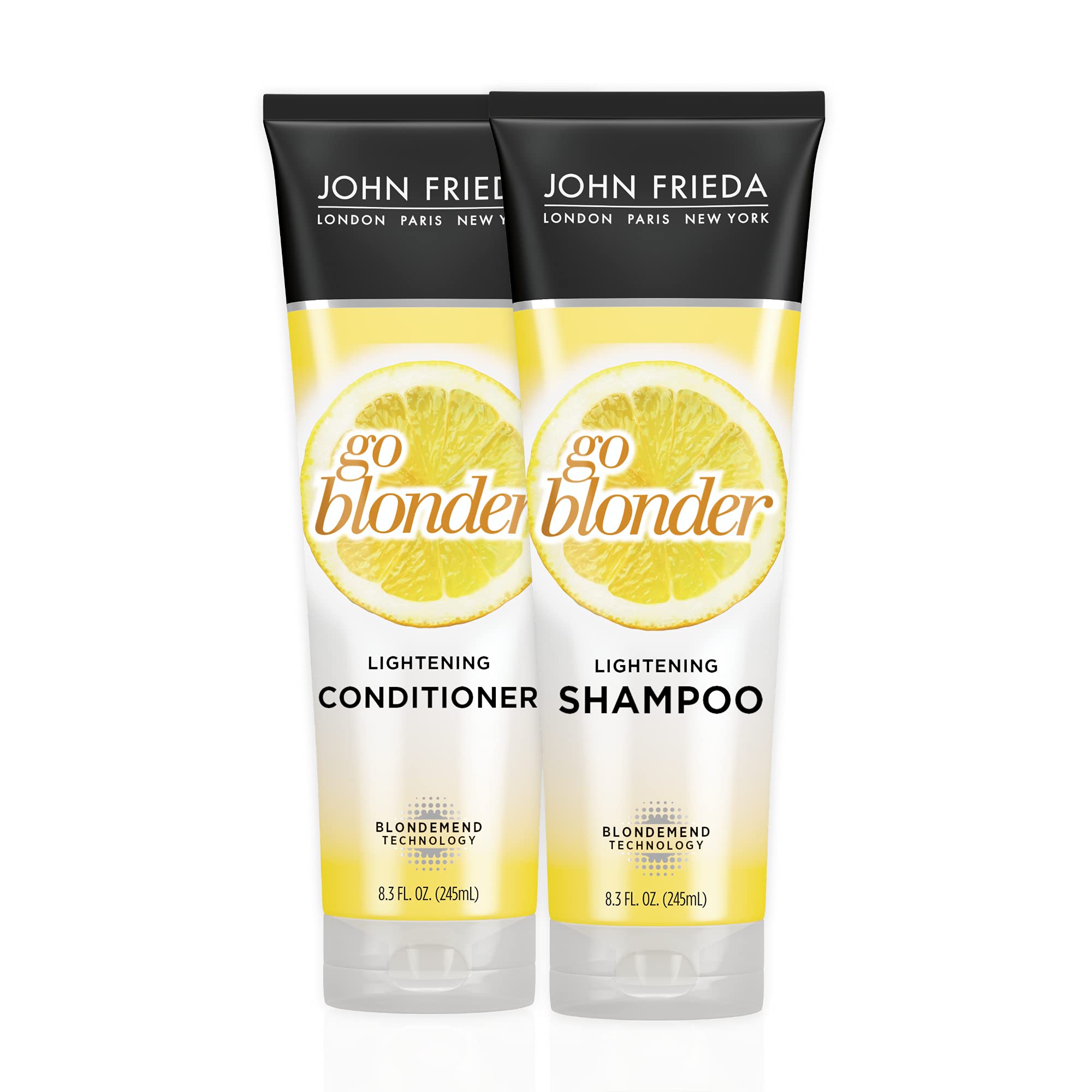 Set De Champú Y Acondicionador John Frieda Sheer Blonde 245 Ml - Venta Internacional.