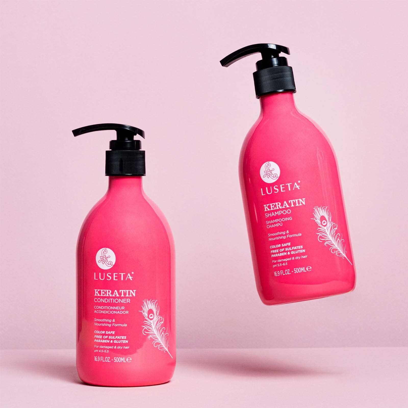 Foto 3 pulgar | Champú Y Acondicionador Luseta Keratin Para Cabello Teñido - Venta Internacional.