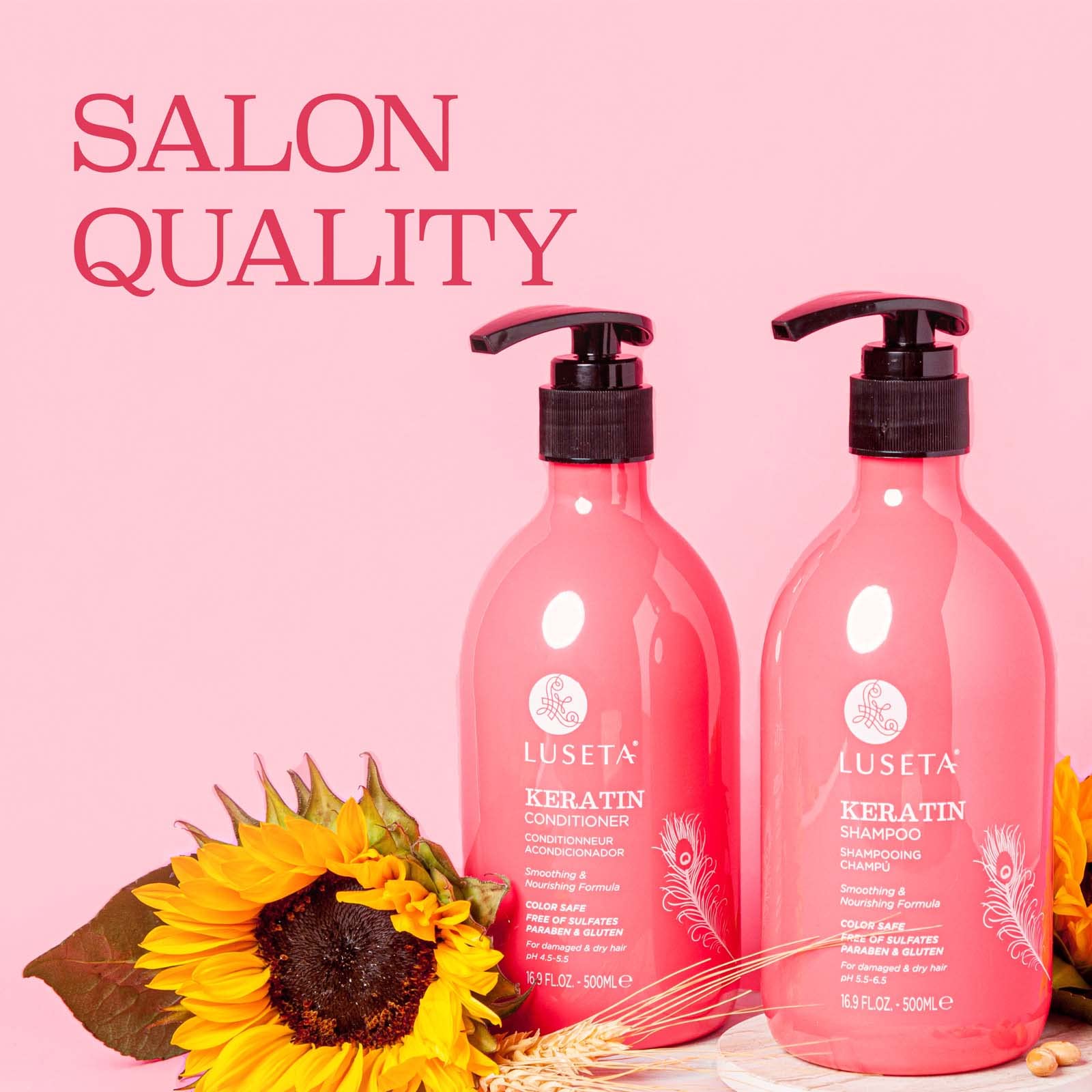 Foto 6 pulgar | Champú Y Acondicionador Luseta Keratin Para Cabello Teñido - Venta Internacional.