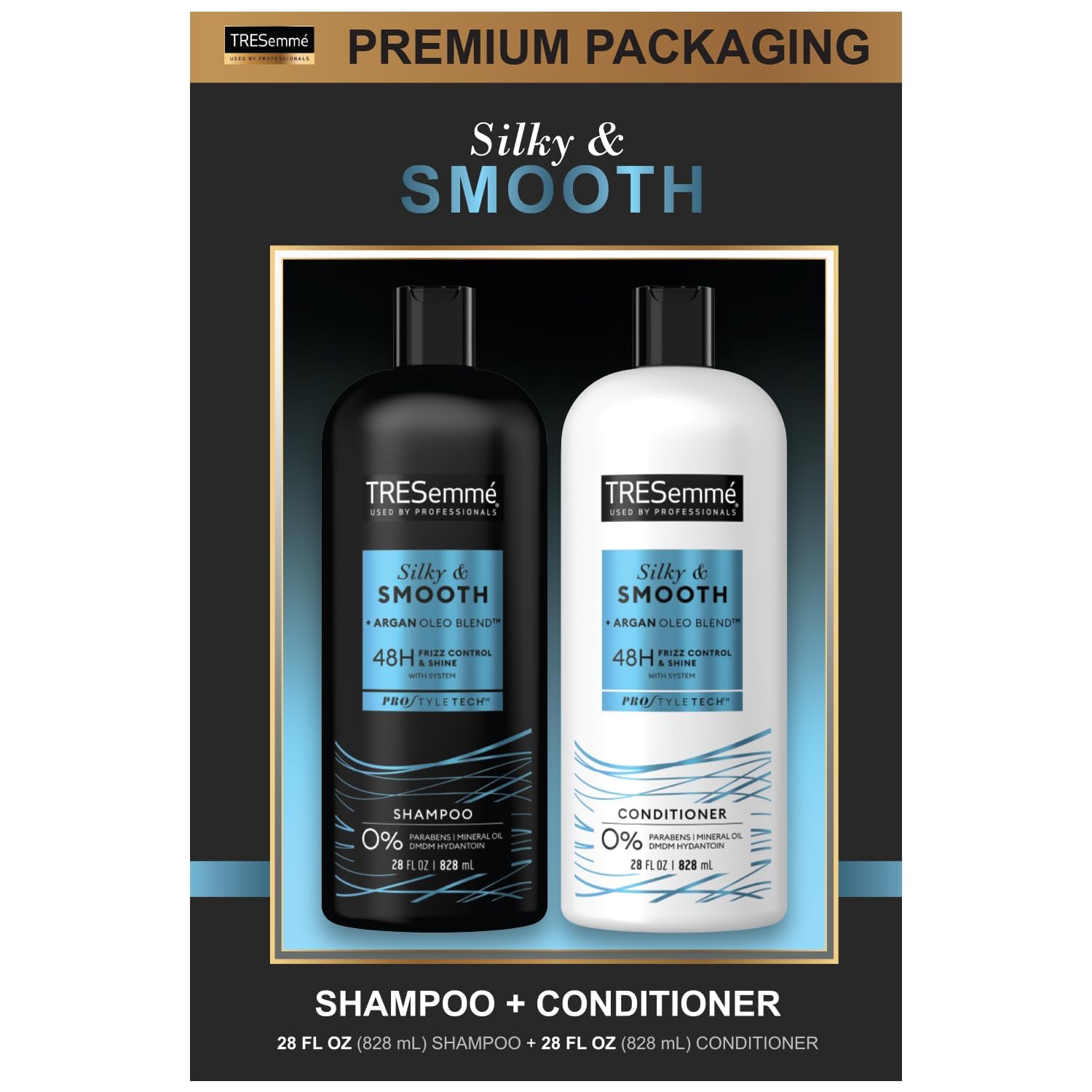 Foto 2 pulgar | Champú Y Acondicionador Tresemmé Argan Oil Silky & Smooth - Venta Internacional.