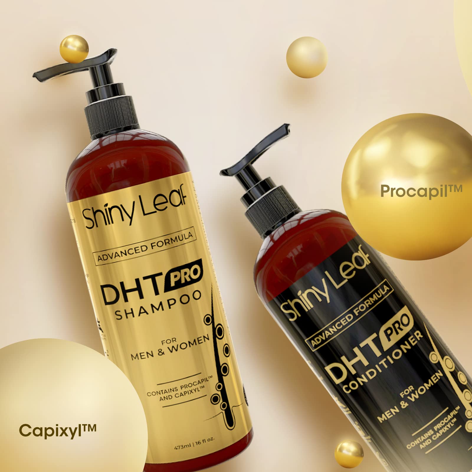 Foto 5 | Set De Champú Y Acondicionador Shiny Leaf Dht Pro Anticaída - Venta Internacional.