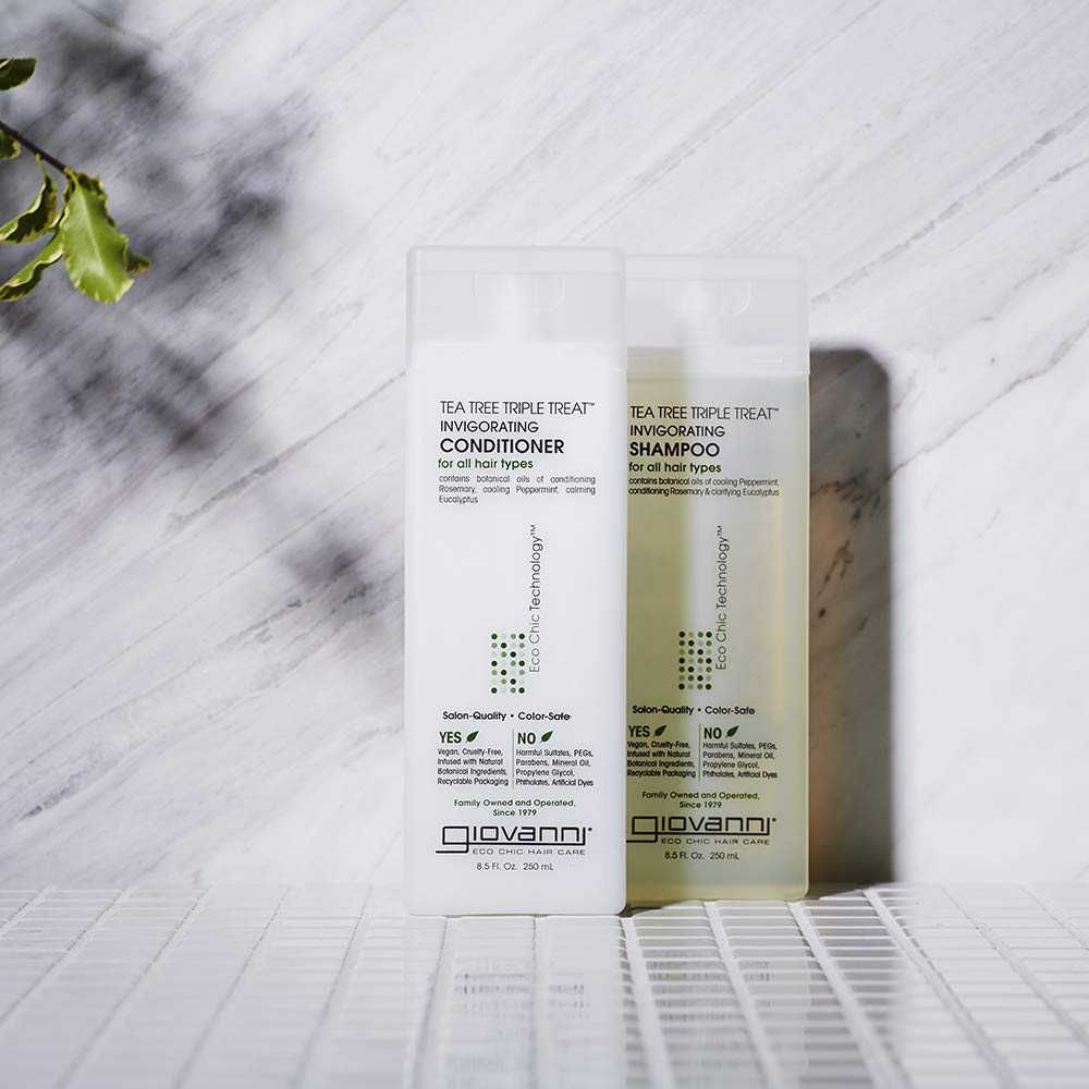 Foto 4 | Set De Champú Y Acondicionador Giovanni Tea Tree Triple Treat - Venta Internacional.